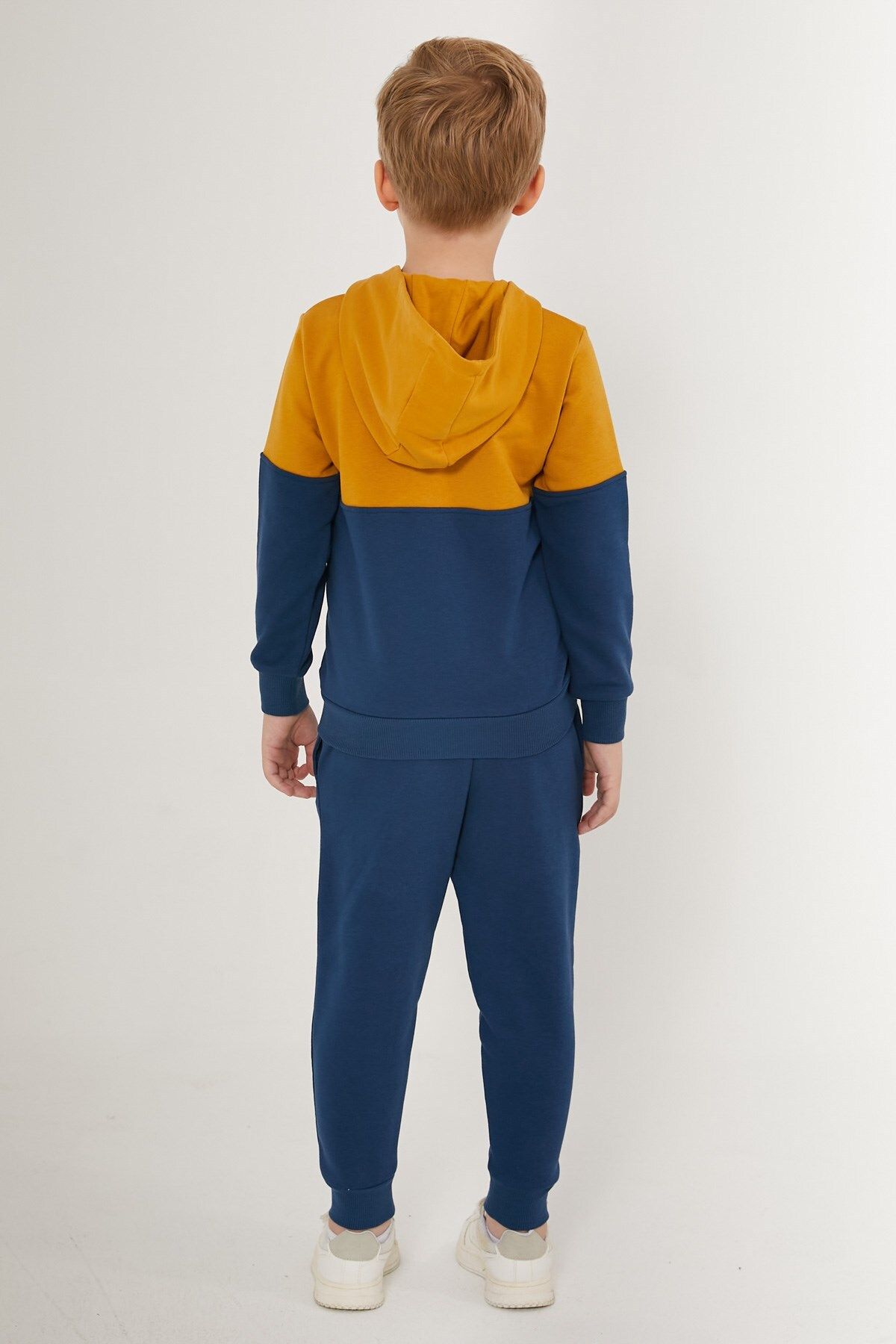 Blue and yellow sales polo sweat suit