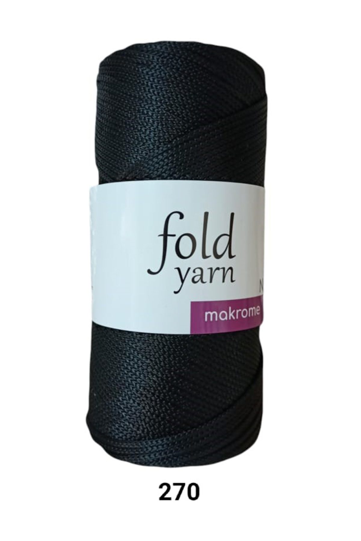 FOLDYARN-قطعتان من خيط مكرامية بوليستر مقاس 4 مم (إجمالي 400 جرام) قابلة للطي وحقيبة دائريةالجودة الأولى 1