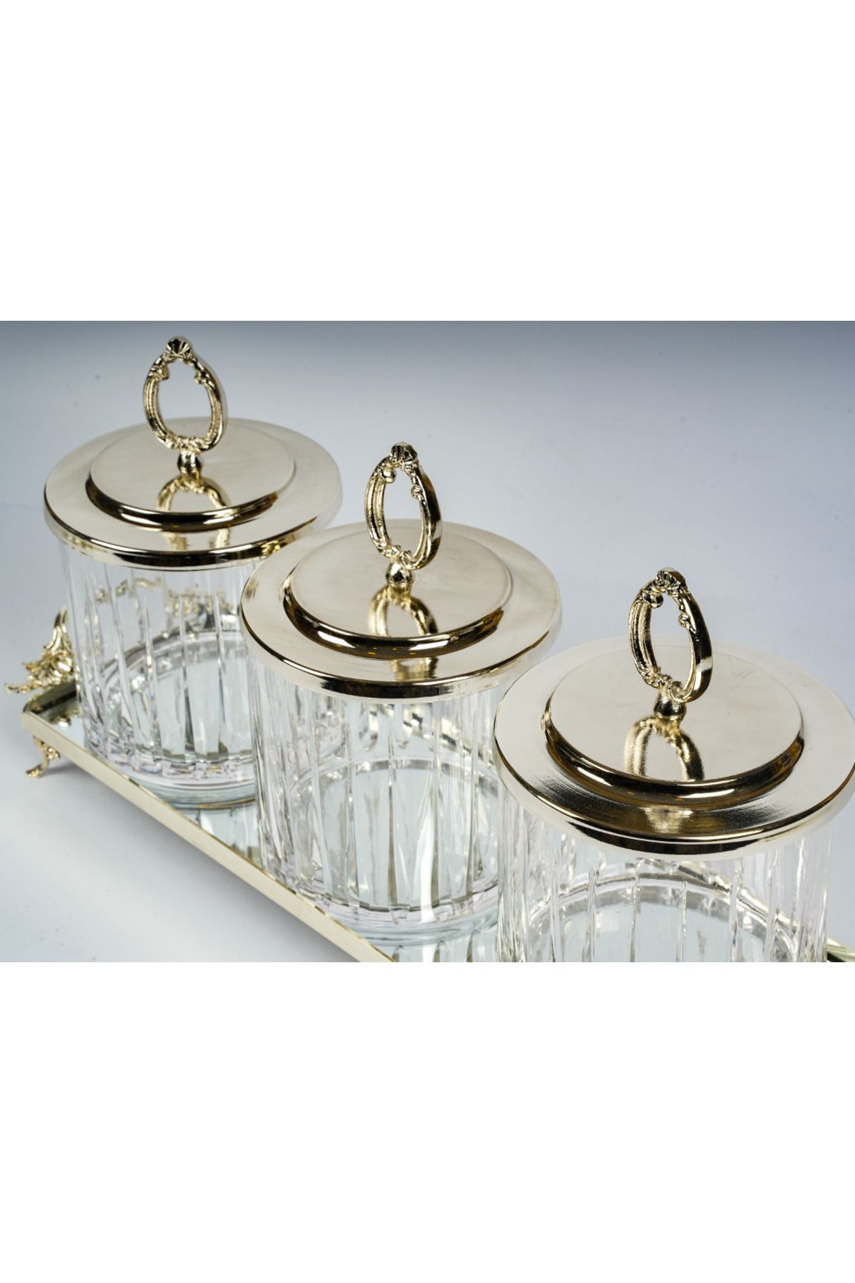 Pars-Spice Set with 3-Piece Stylish Design that You Can Use in Many Catecories with Silver Tray 2