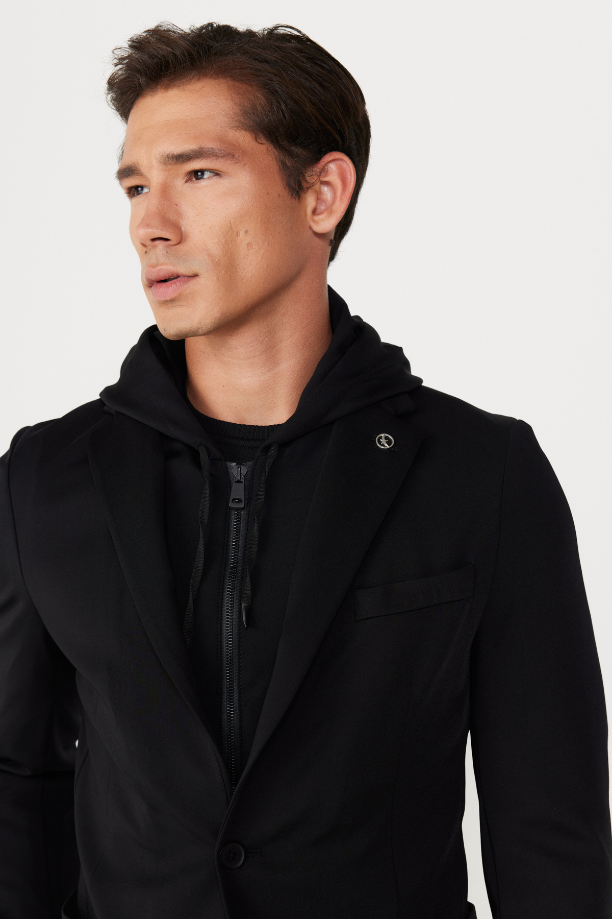 ژاکت مردانه مشکی Altınyıldız Classics | 4A0423200033 اورجینال - تصویر 6