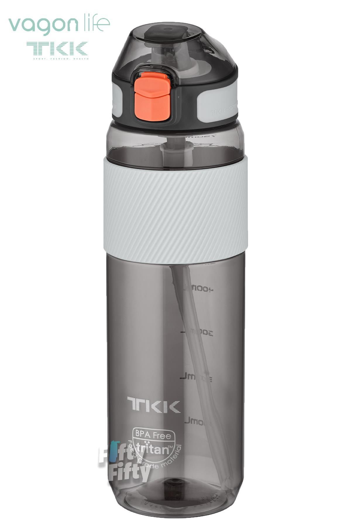 Vagonlife-TKK 800 ML Thick Non-Bite Straw Bpa-Free Tritan Water Flask with Carrying Handle FFTKK1003-800ML 1