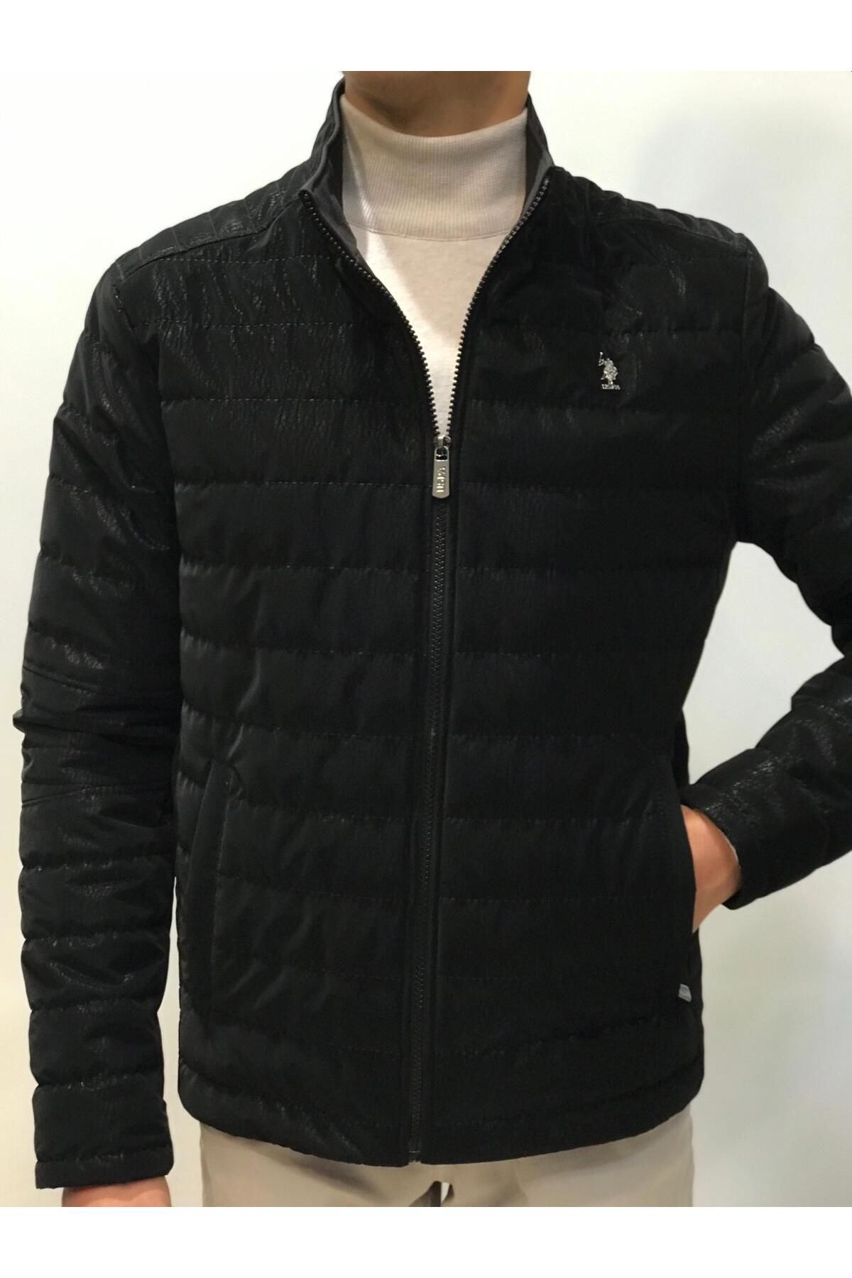 Mens black polo deals jacket