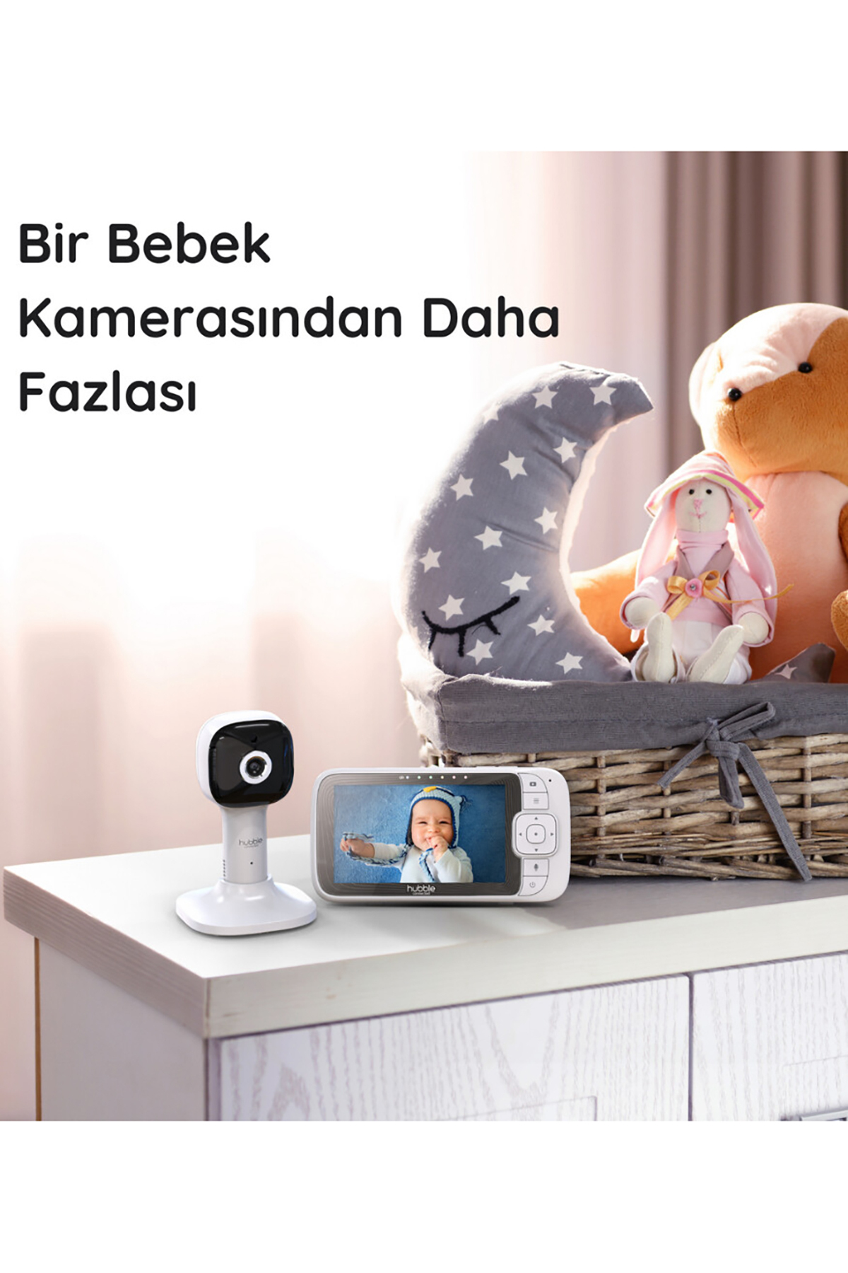 Hubble Nursery Pal Cloud Wifi Connect 5" Dijital Ekranlı Bebek Kamerası
