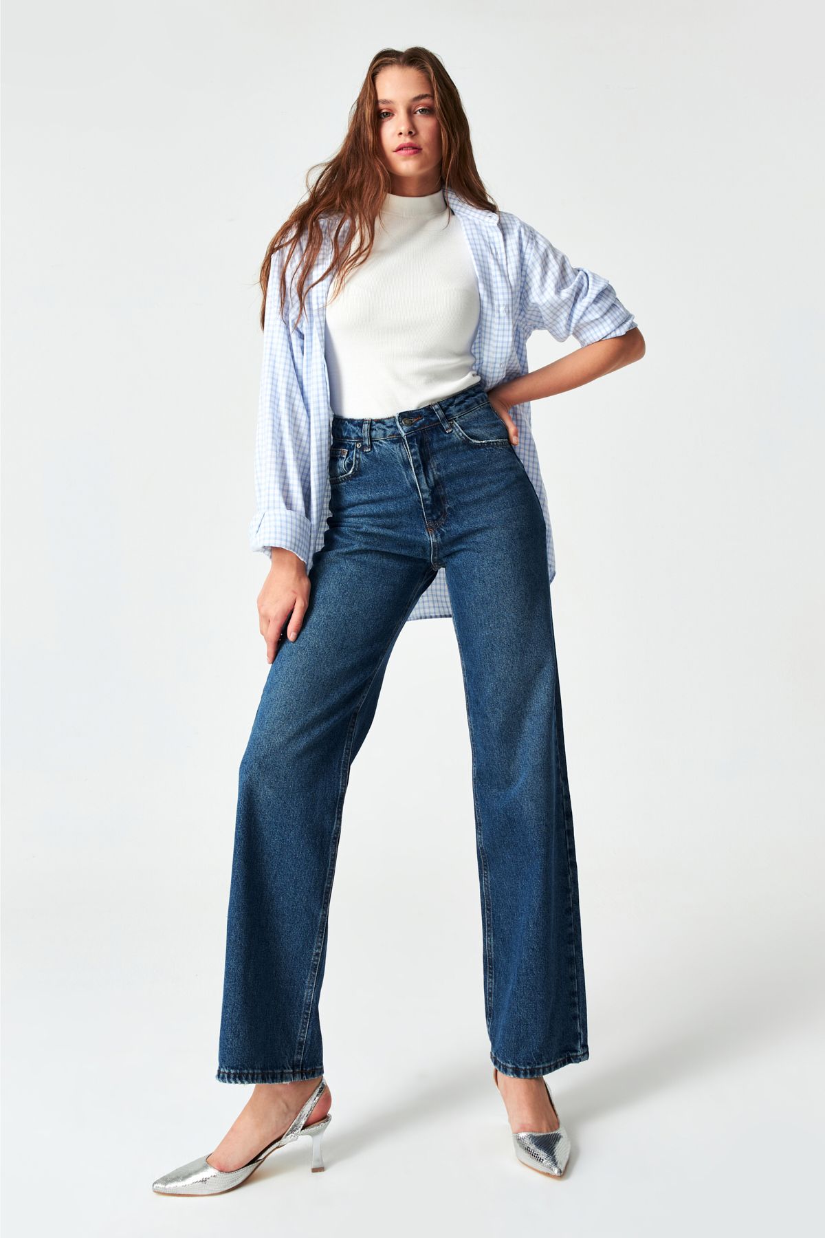 100 cotton straight outlet leg jeans