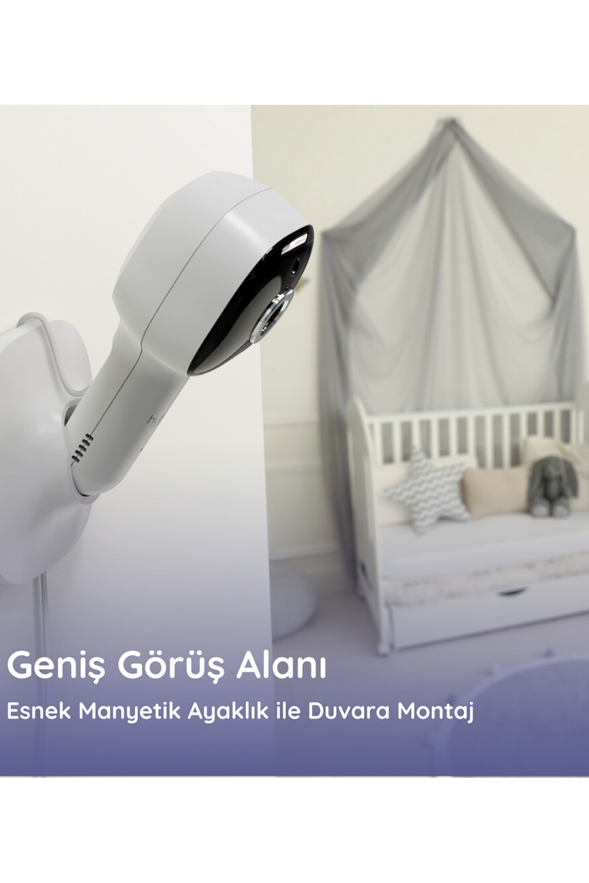 Hubble Nursery Pal Cloud Wifi Connect 5" Dijital Ekranlı Bebek Kamerası