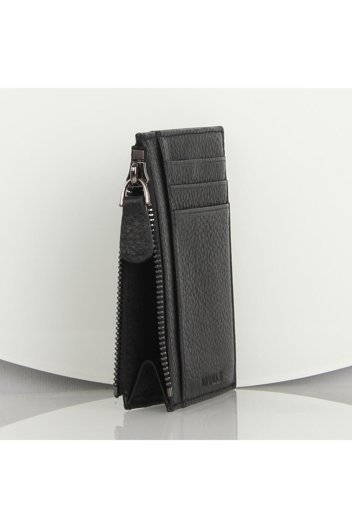 My Valice-Unisex Genuine Leather Wallet and Card Holder 1823 Black 4