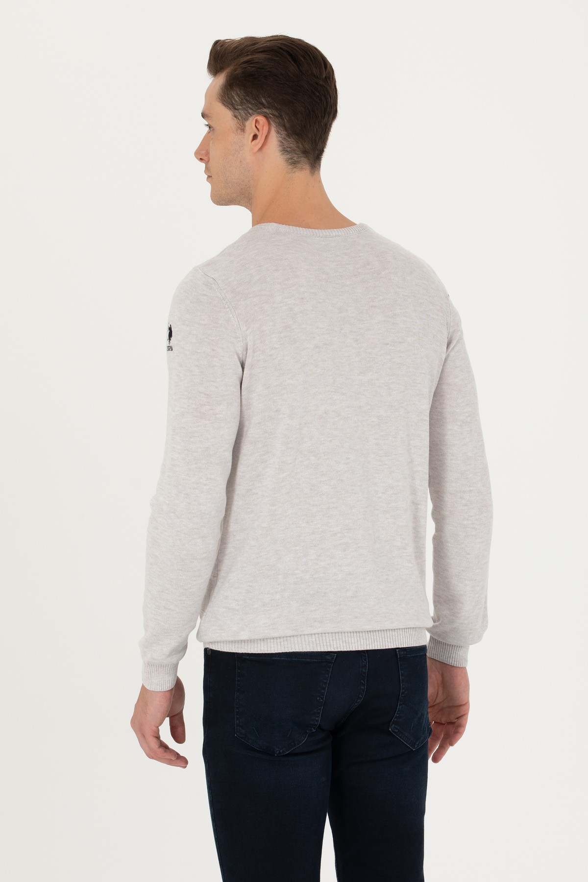 بافت و پلیور مردانه مشکی یو اس پولوU.S. Polo Assn. | G081GL0TK.000.1678308 اورجینال - تصویر 5