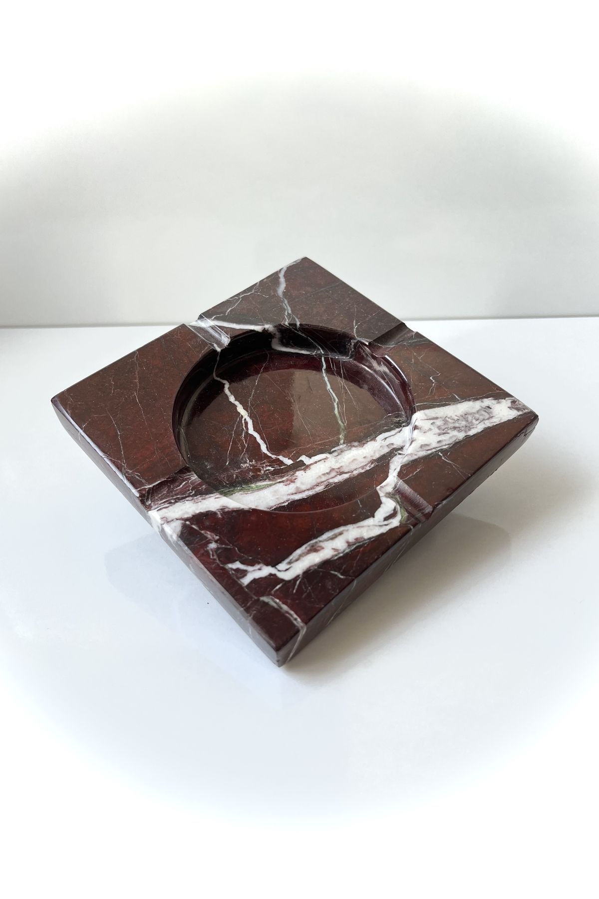 juStone-Cherry Marble Ashtray & Ash Tray 5