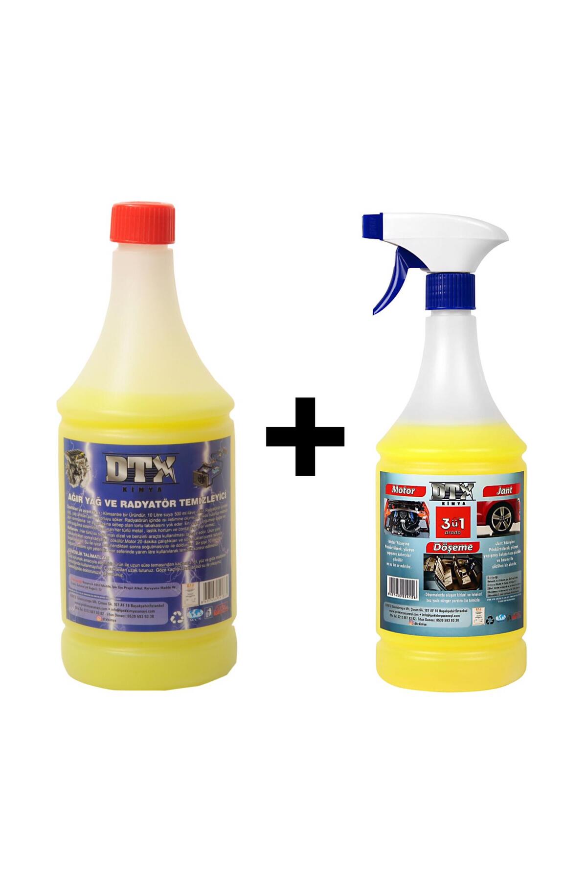 Oto Kalorifer Ve Petek Temizleme Sıvısı 1 Lt Motor Jant Döşeme İlacı 1 Lt