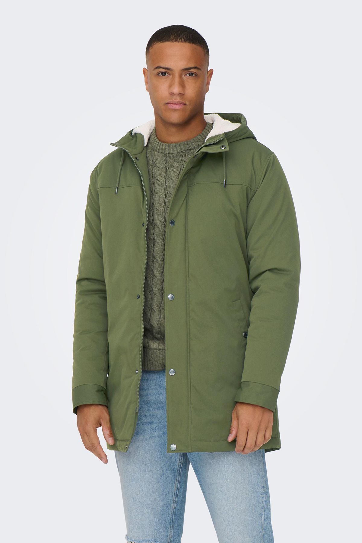 Green parka mens 2025