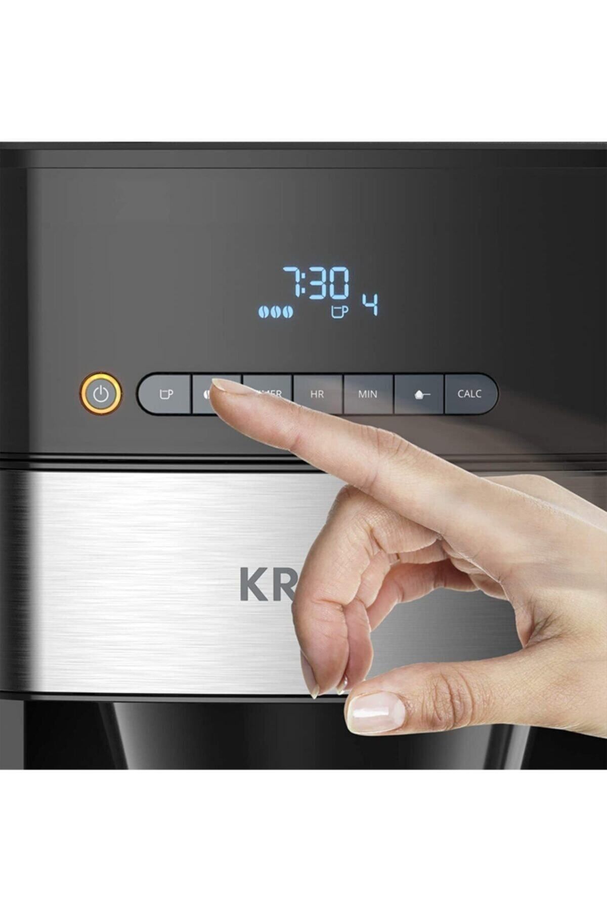 Krups-Km8328 Model Grind Flavored Filter Coffee Machine with 180g Core Pot and 15 Cup Capacity 6