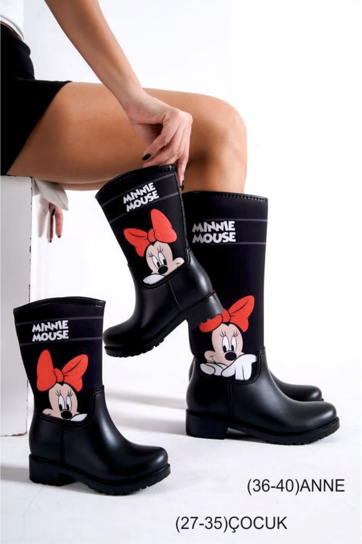 Minnie mouse rain hot sale boots for adults