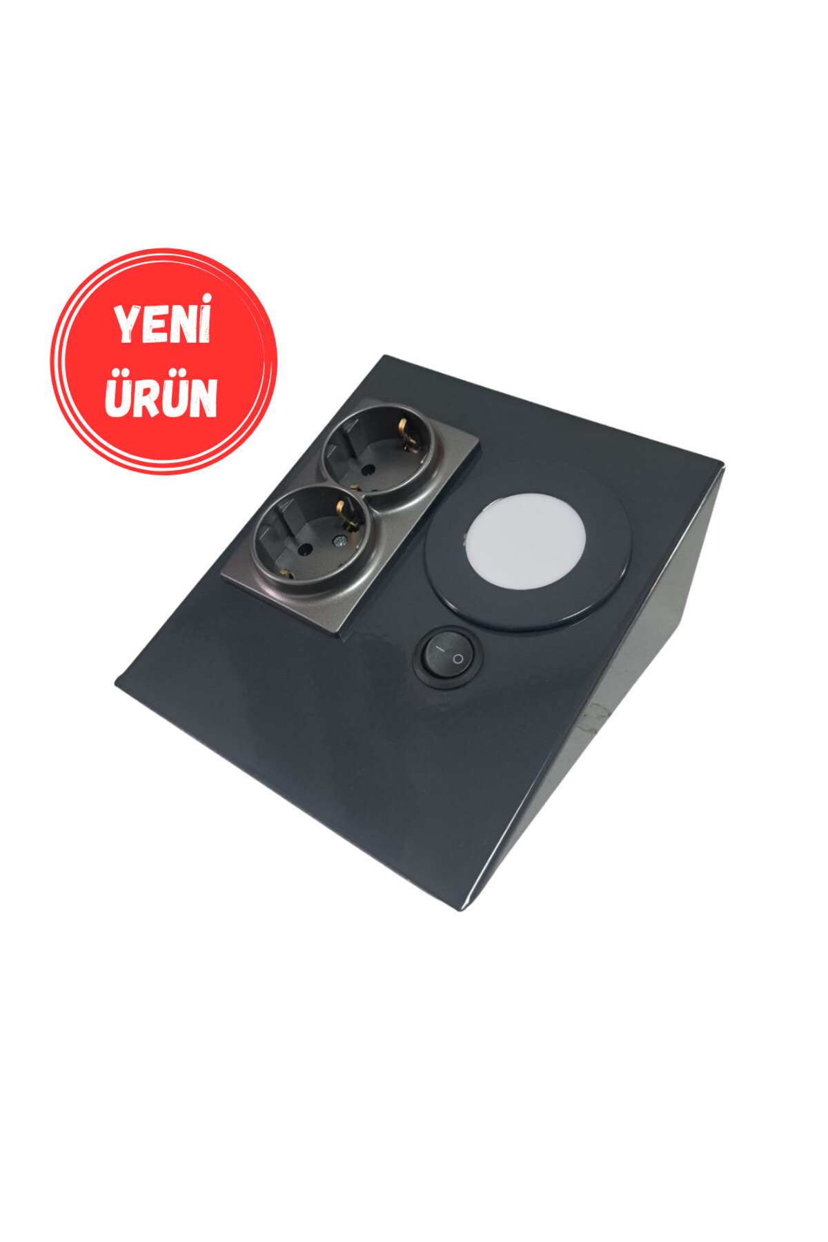 ERD TEKNOLOJİ-UNDER COUNTER CABINET STAINLESS ANTHRACITE DOUBLE SOCKET LAMP (DAYLIGHT SPOTLIGHT) 1