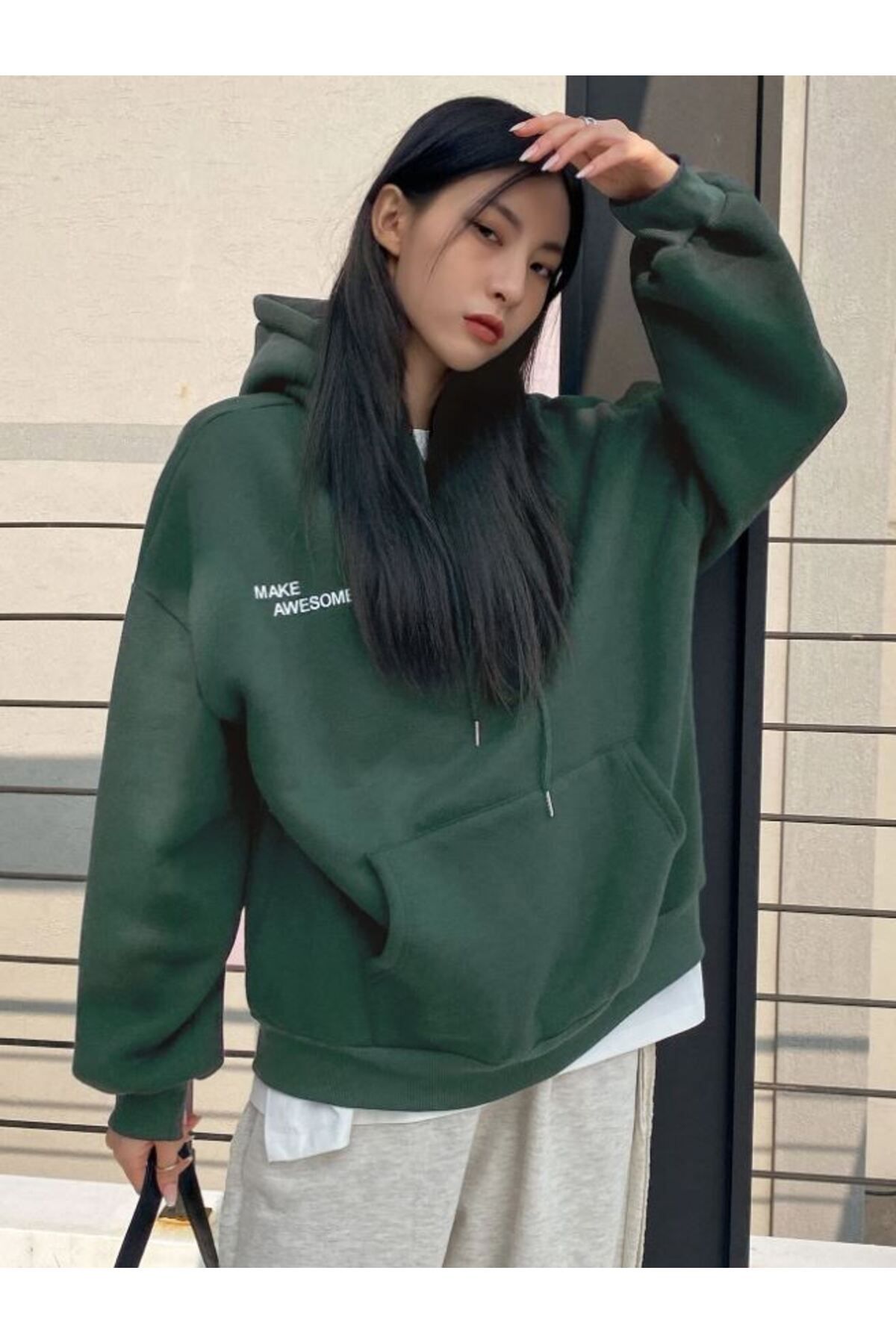 Dark green on sale hoodie womens