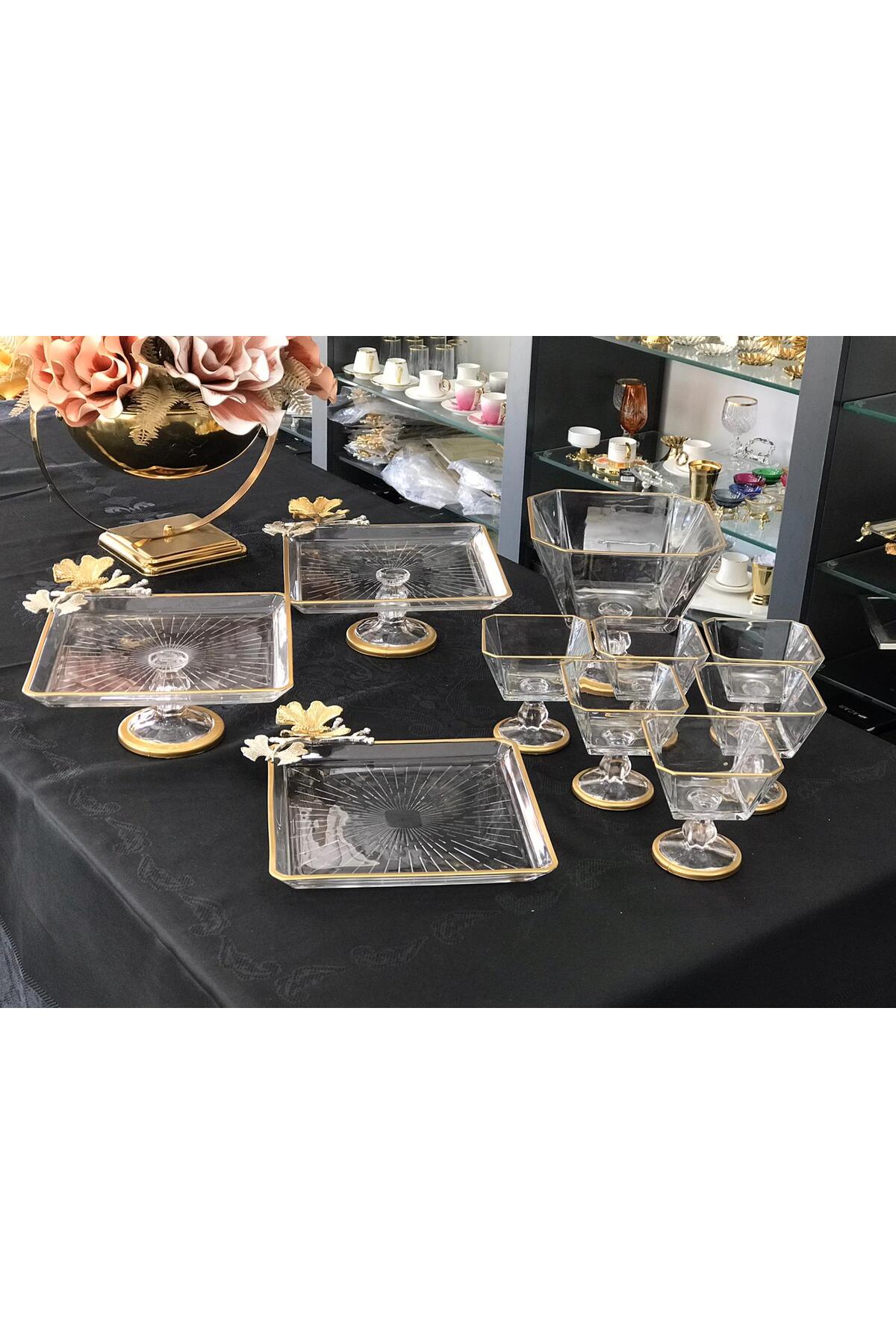 Santara GOLD STAR DOUBLE BUTTERFLY 10 PIECES PRESENTATION GORGEOUS PRESENTATION SET