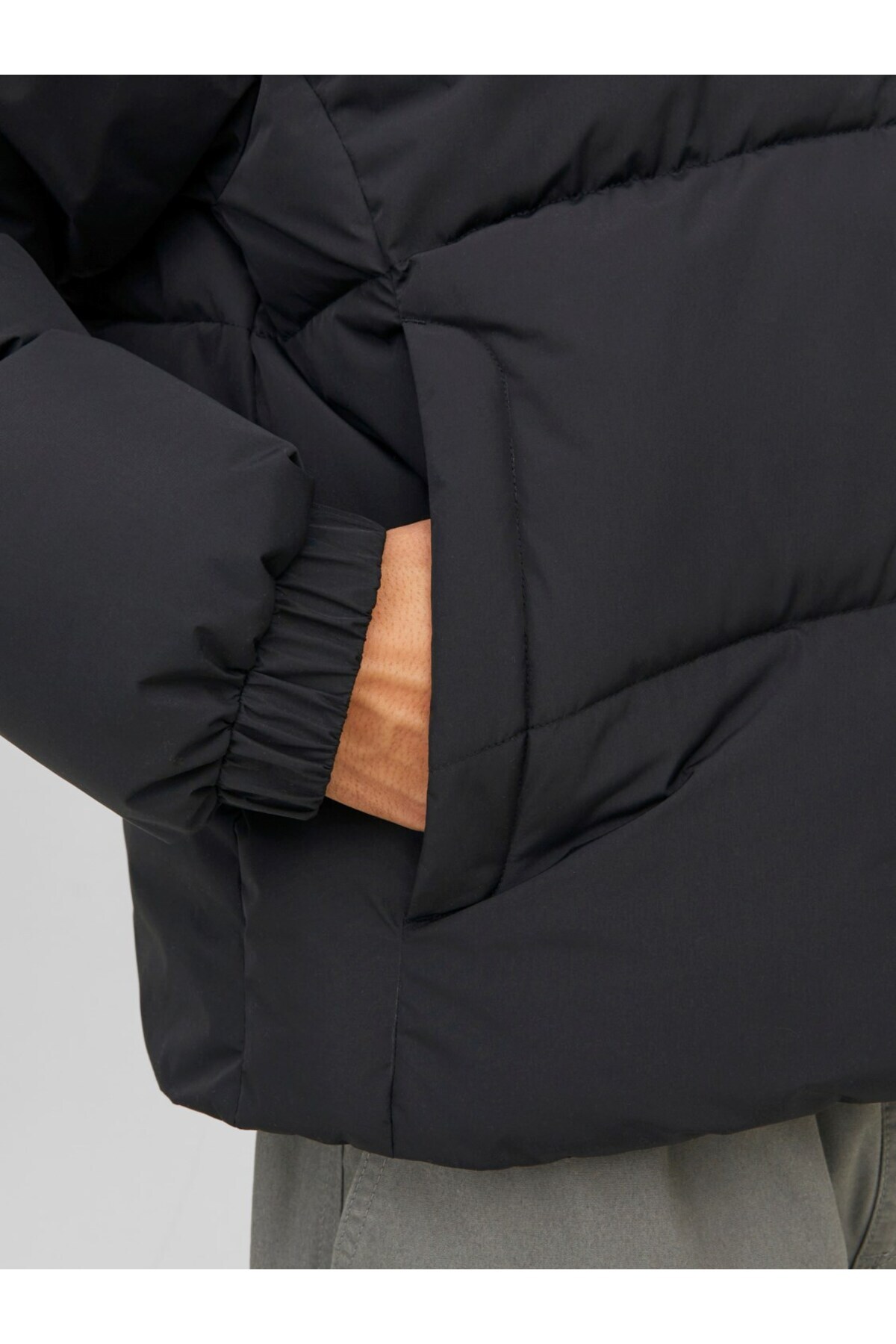 کاپشن جک اند جونز مردانه  مشکی  راسته Regular/رگولار    Regular/رگولار Daily/روزانه | Jack & Jones 12238869 - تصویر 5