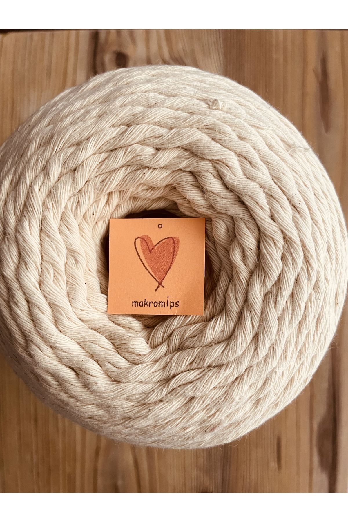Makromİps-AFIARĂ PREMIUM MACROME 1 KILO 3 mm) SPINNING SINGLE TWISTED TWISTED TWIST HOBIE KNITTING SPIN 3