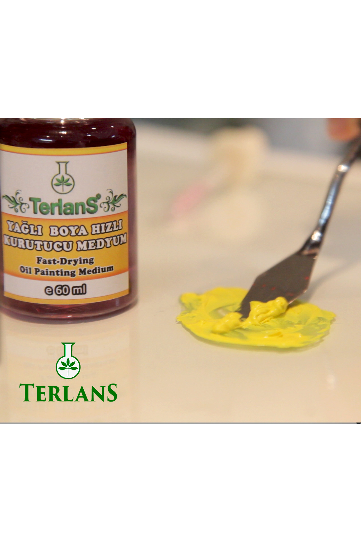 Terlans Yağlı Boya Hızlı Kurutucu Medyum 250 ml Flip Top Kapaklı Fast