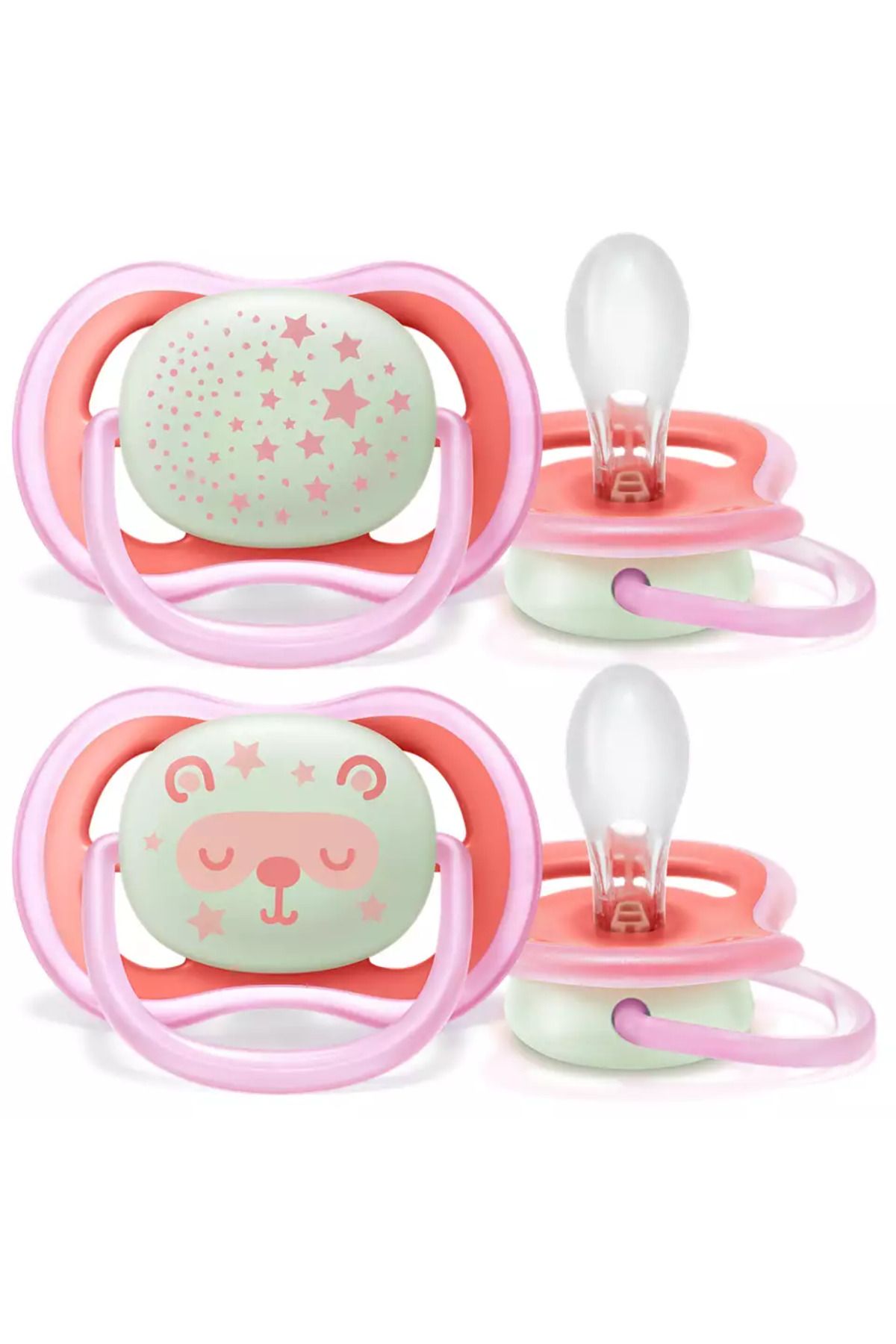 Philips Avent Ultra Air Gece Emziği 6-18 Ay 2li Kız
