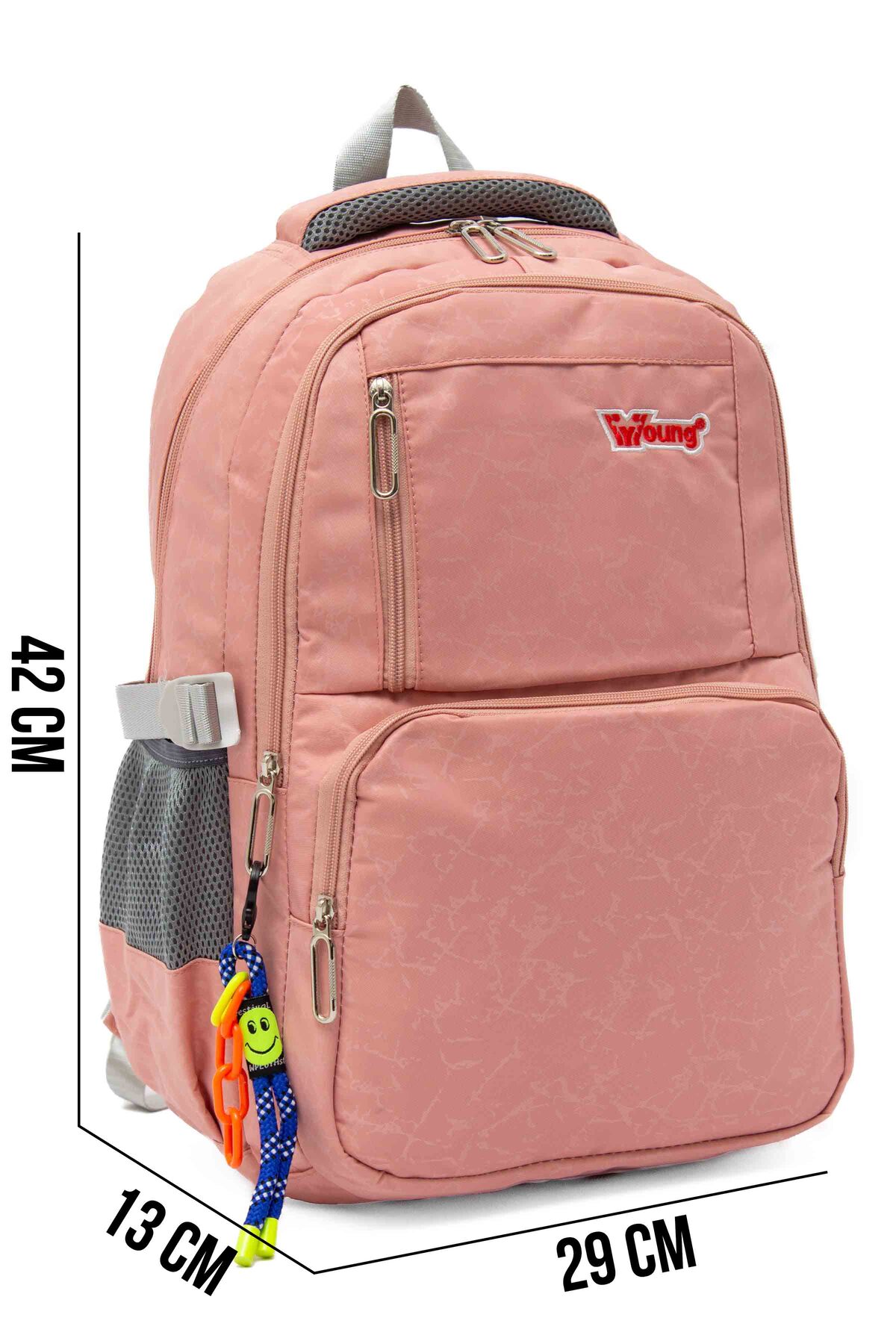 کوله پشتی زنانه صورتی KAFF | Young51583 اورجینال - تصویر 8