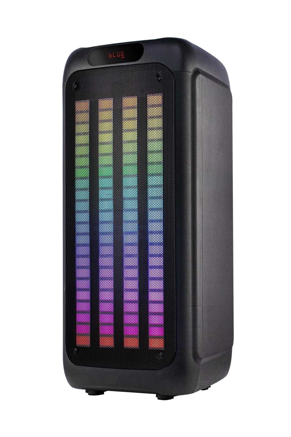 Taşınabilir Bluetooth Hoparlör Led Işıklı Karaoke Ses Sistemi, Mikrofon Parti Veya Toplanti Anfisi 2
