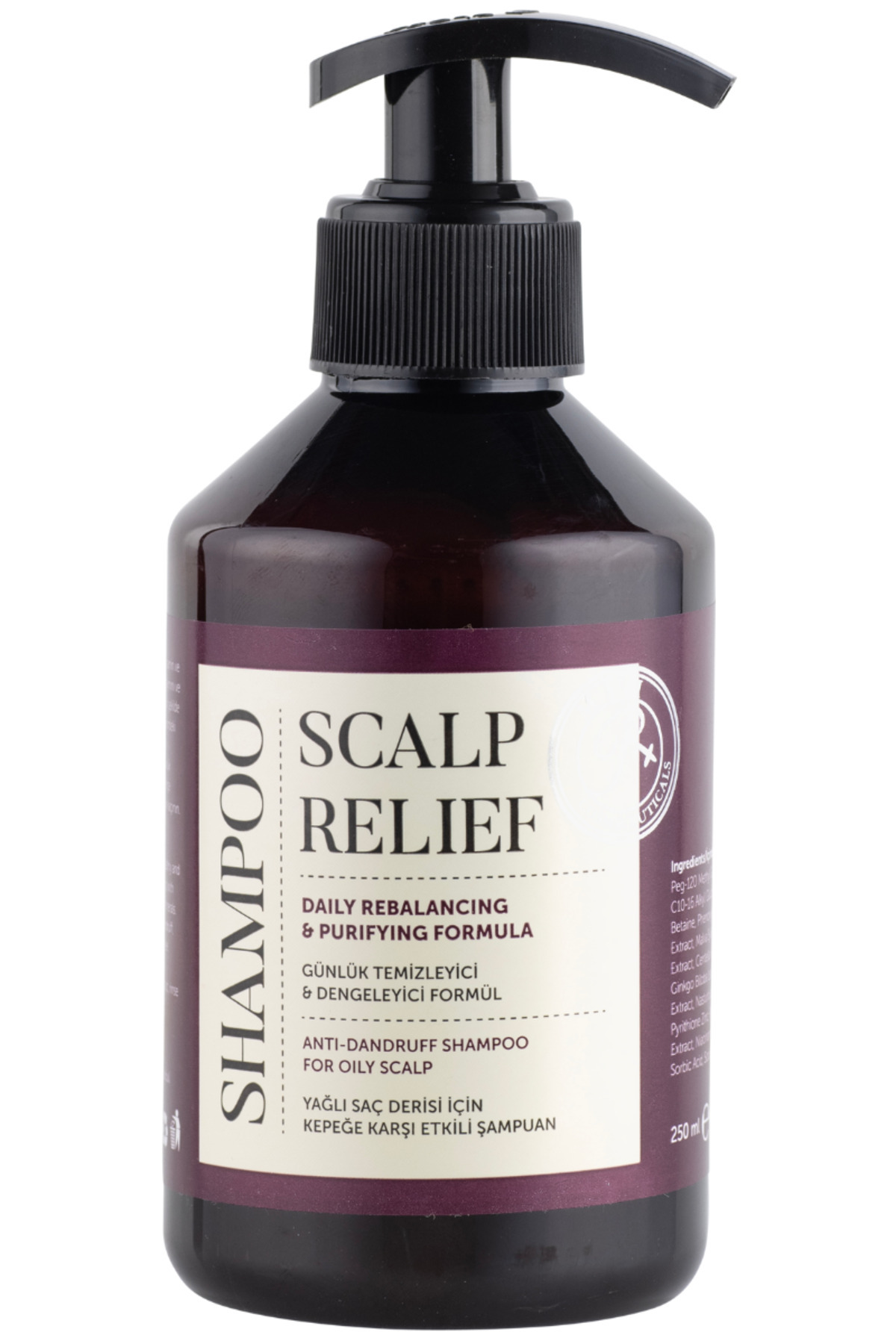 Scalp relief. Scalp relief