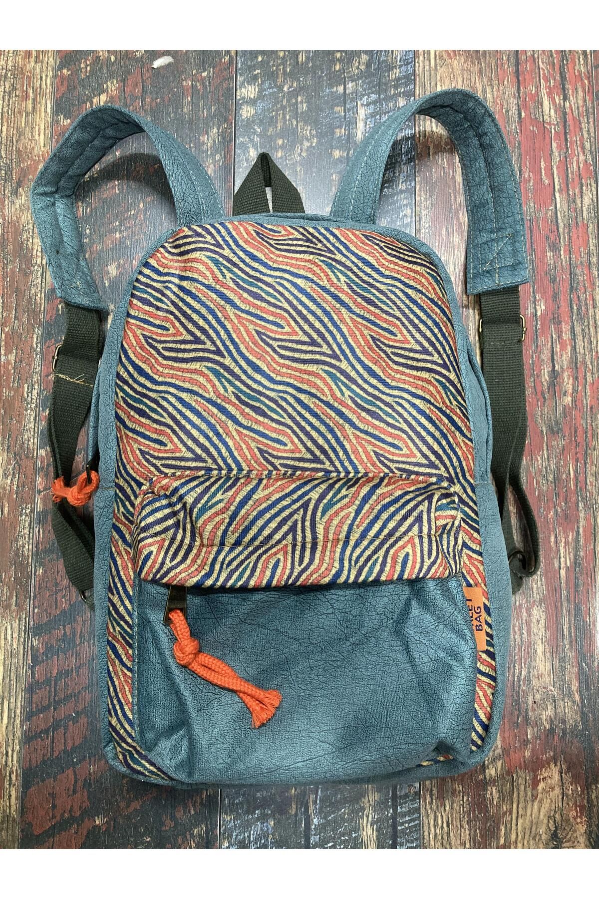 Patterned rucksack top