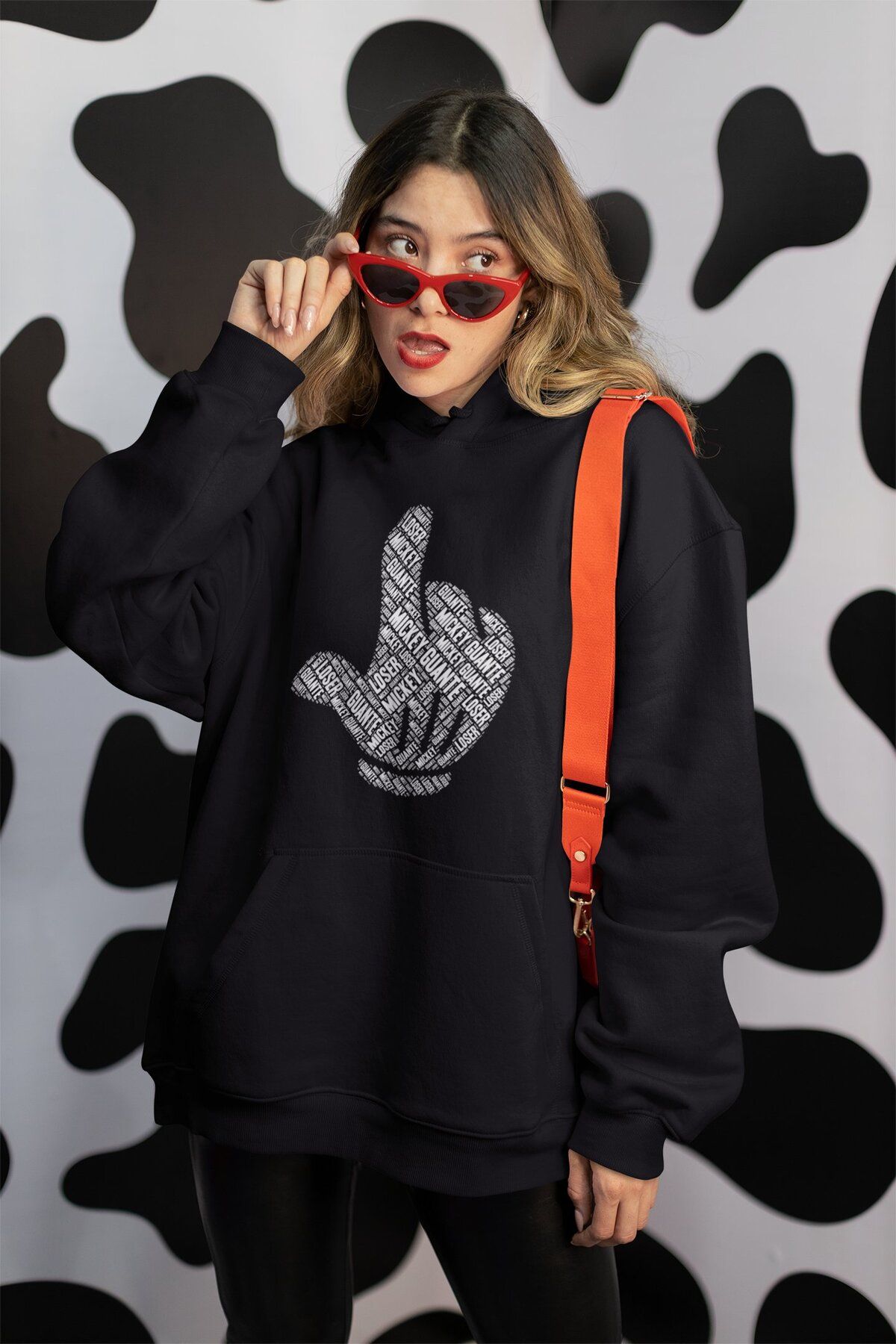 Mickey mouse hands hoodie discount