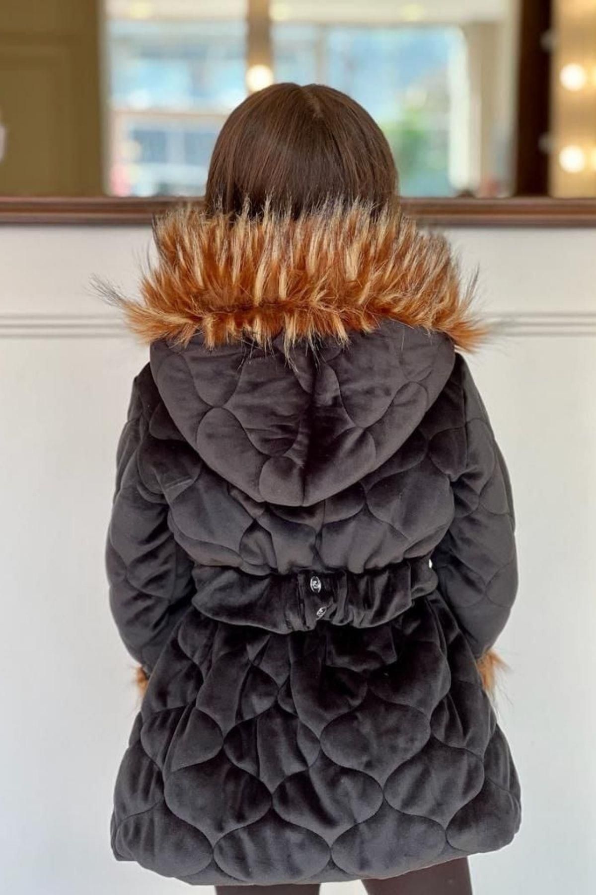 Velvet coat for girls sales
