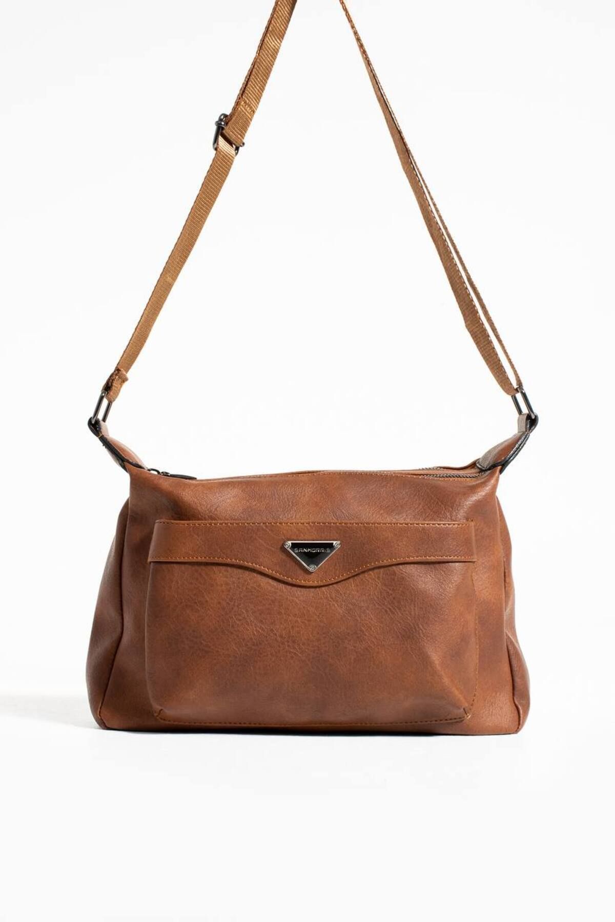 YOGII Shoulder Bag - Brown - Plain