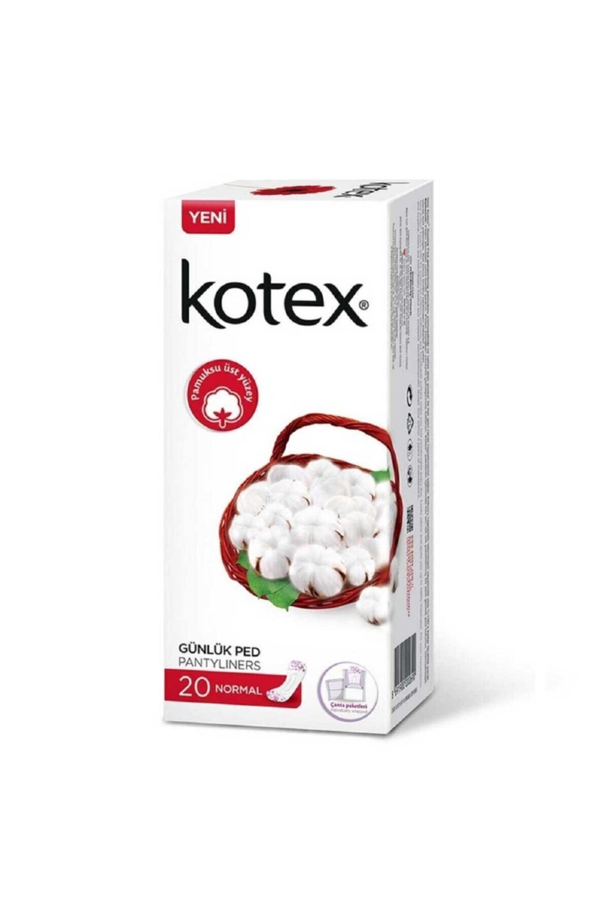 پد روزانه کوتکس در بسته‌های ۲۰ عددی کوتکس Kotex