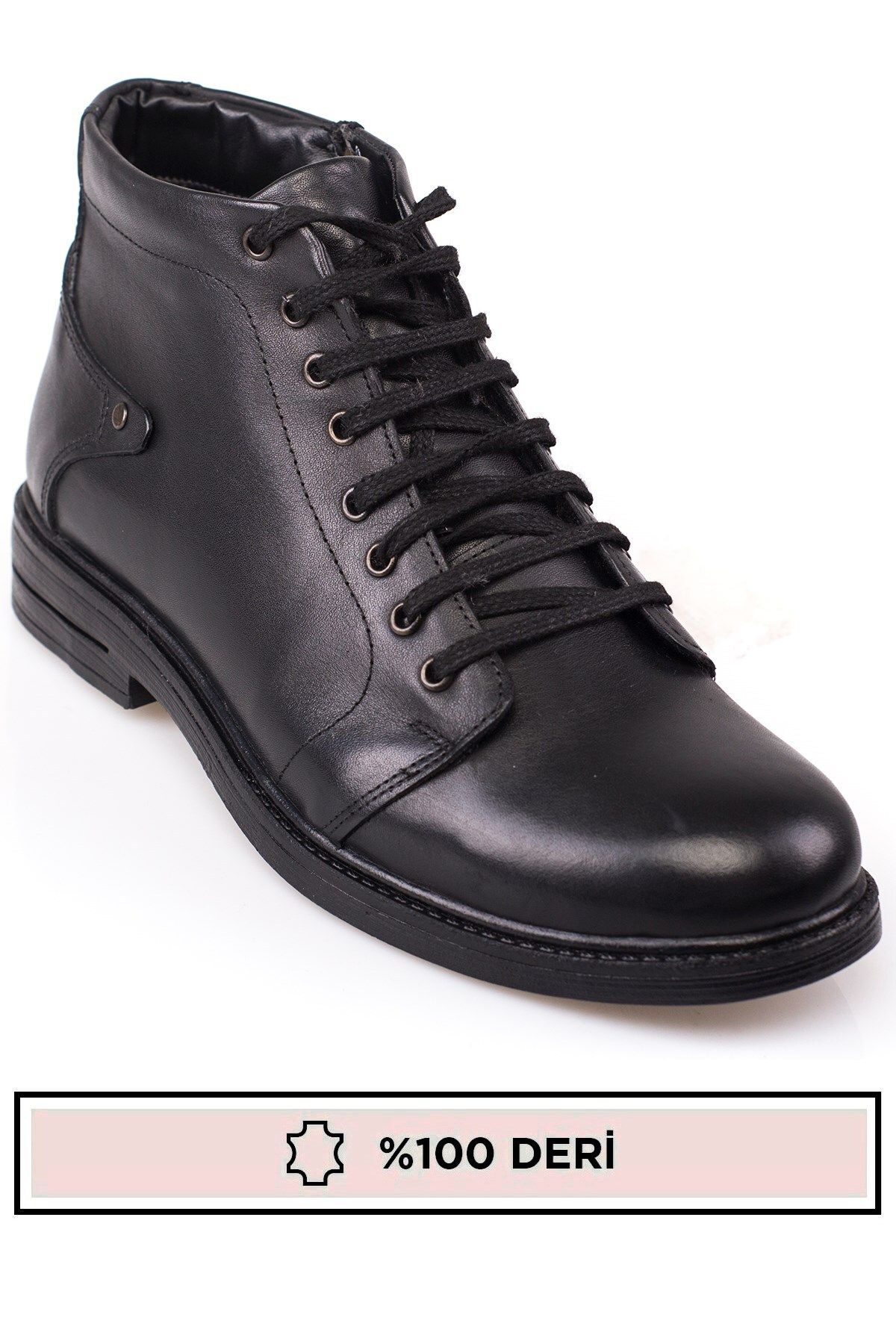 Leather boots with fur inside best sale