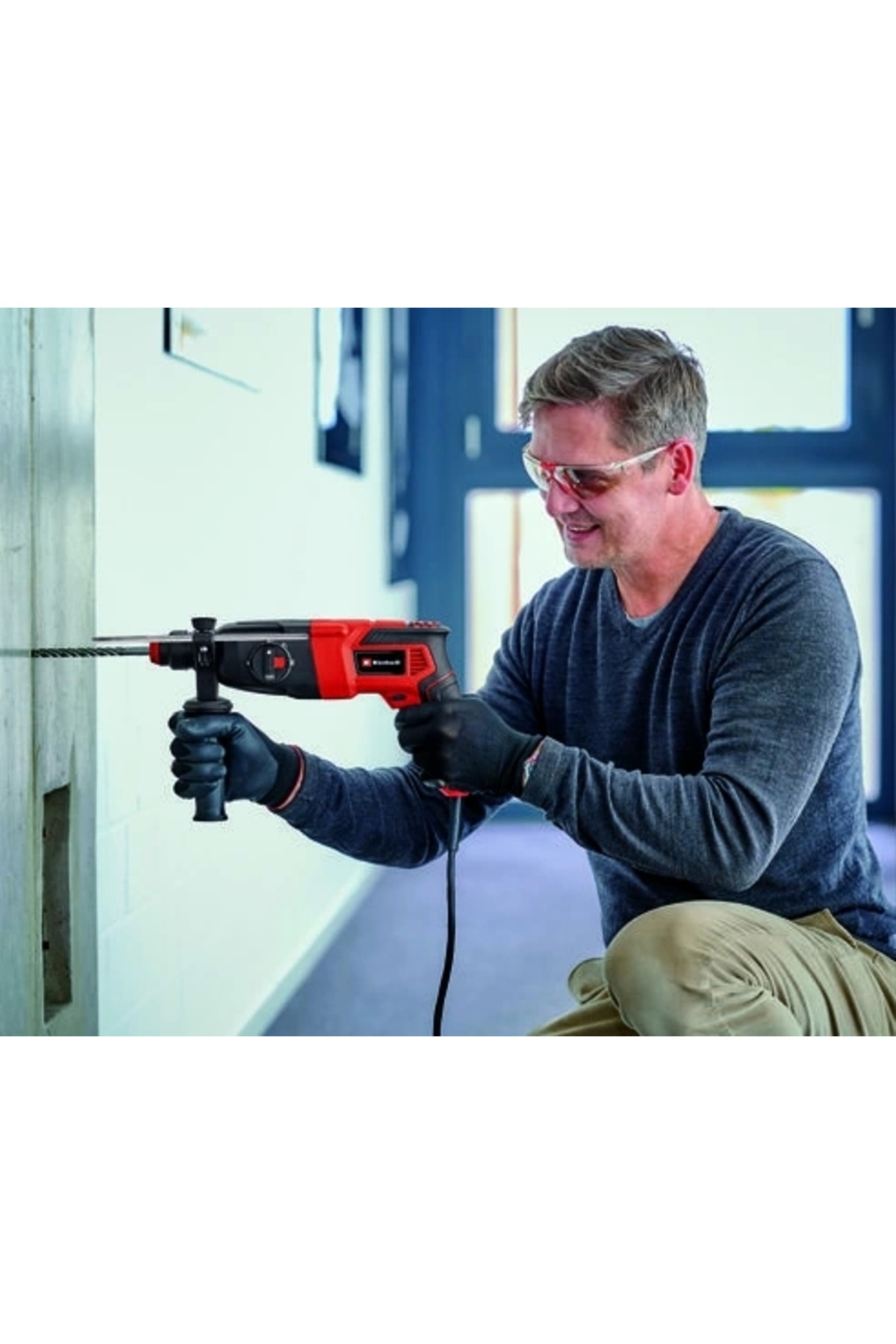 Einhell Tassellatore TC-RH 620 4F Kit - 620W, 4 Funzioni, Forza 2.2J, SDS-Plus Per Foratura E Demolizione - Foto 10