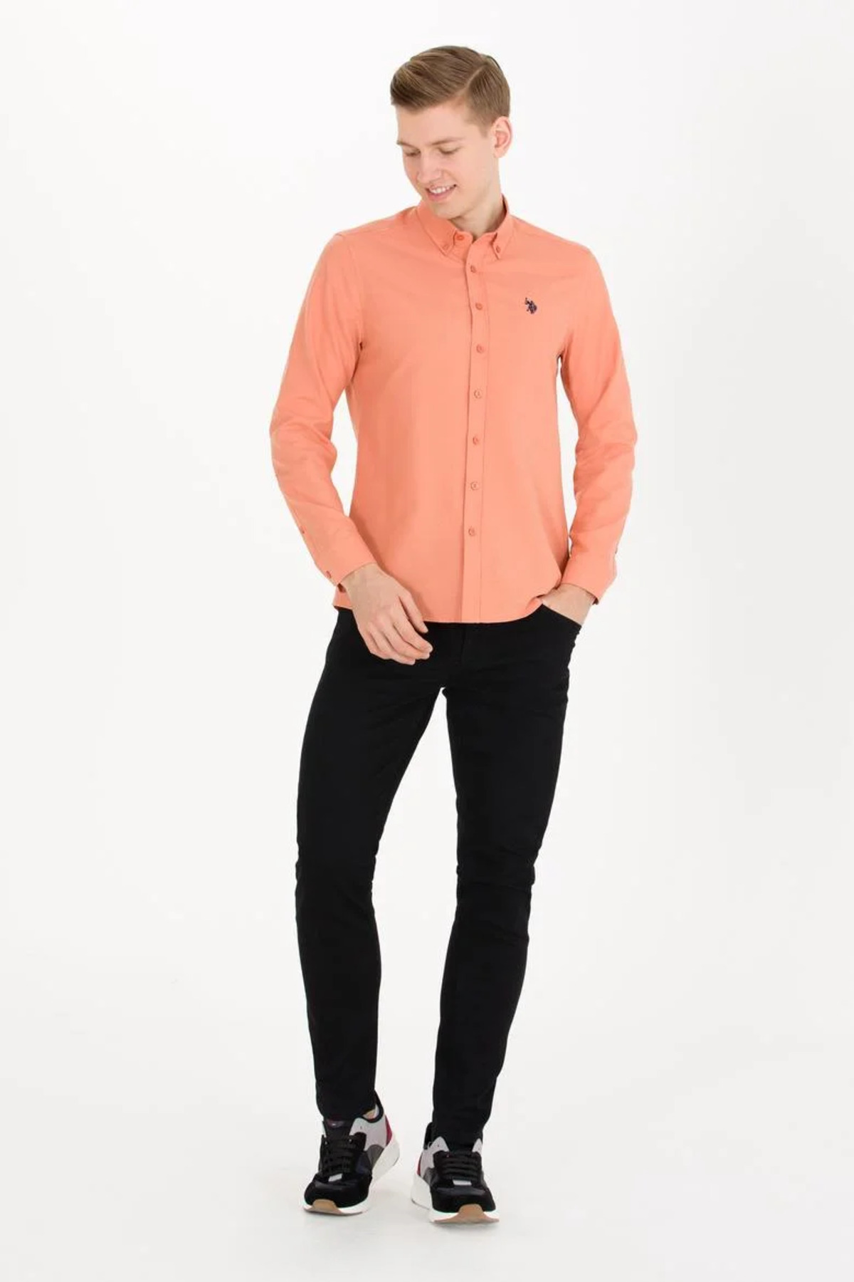 پیراهن آستین بلند مردانه