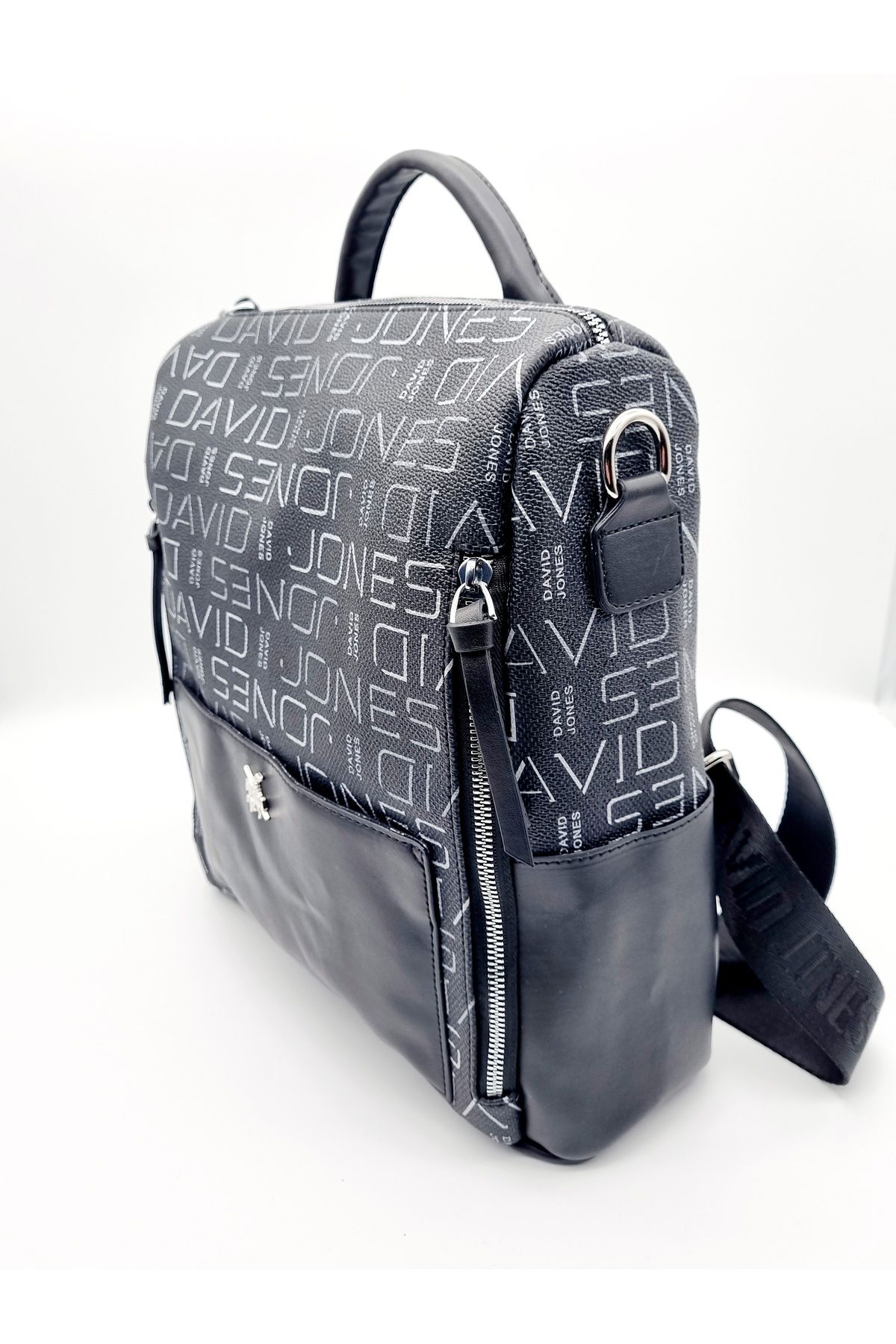David Jones Backpack Black Logo Trendyol