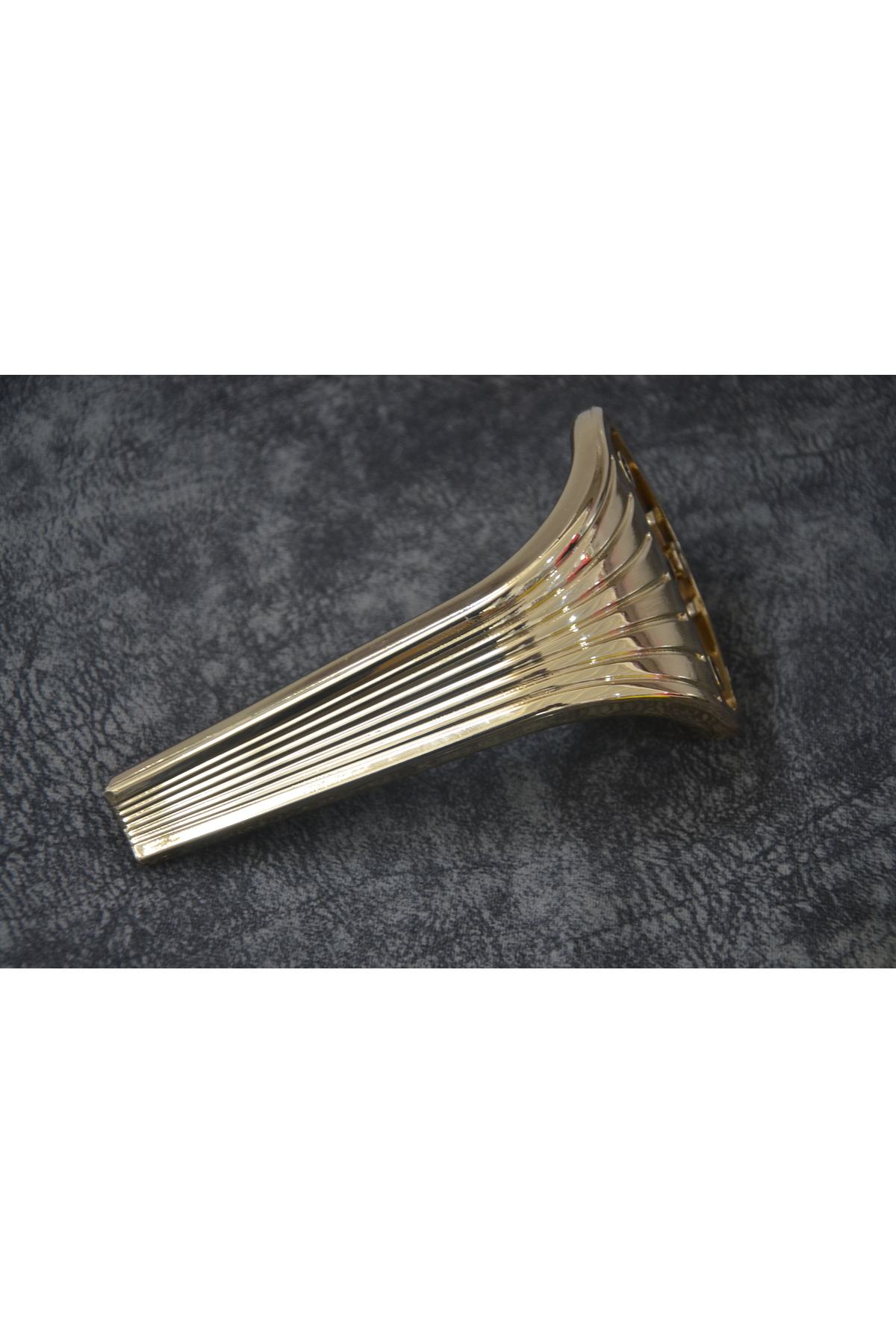 4 Pieces Prism Plastic Gold Plated 19 Cm Furniture Leg
