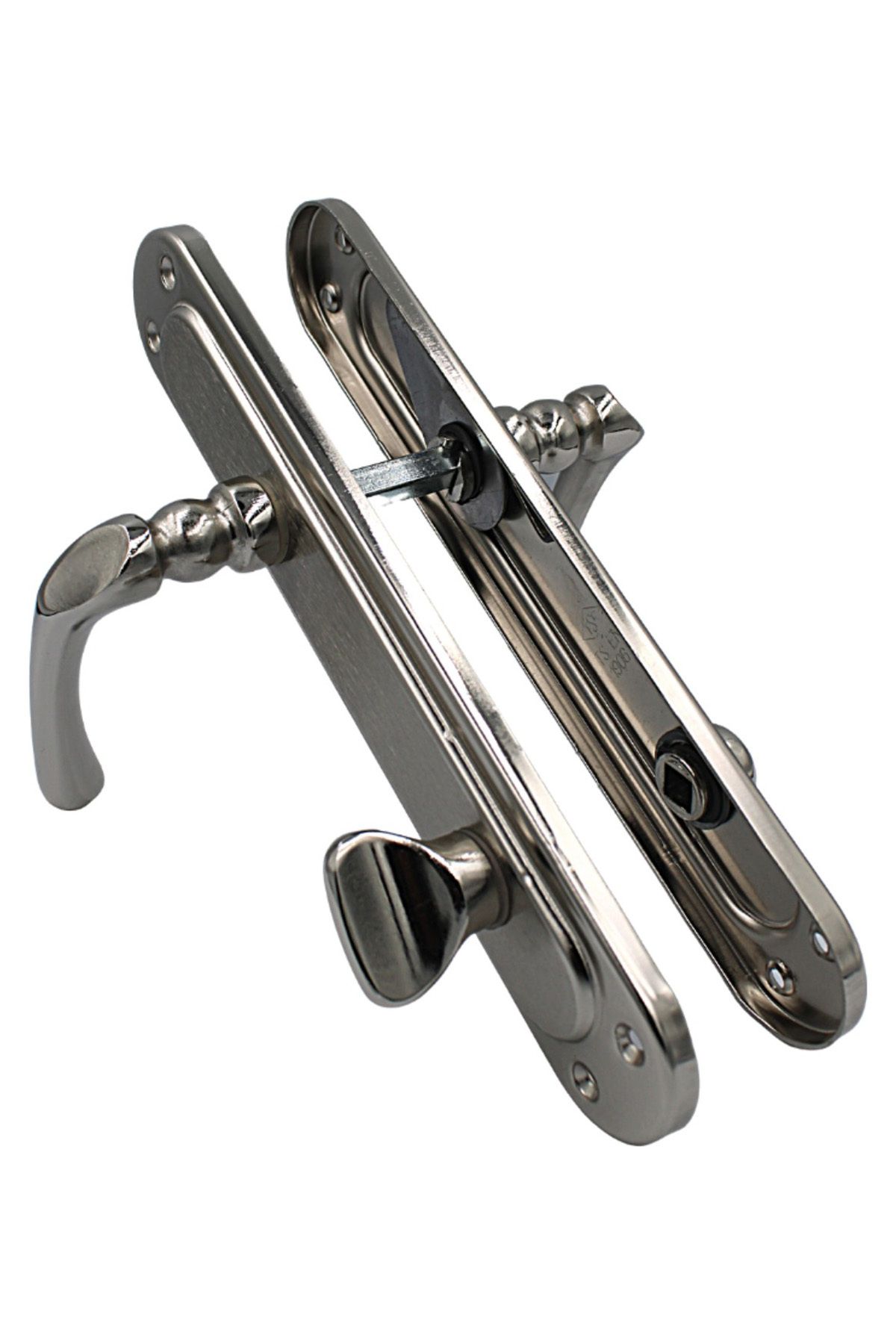 ŞENEL Yapı Market-Kumru Nickel Satin Mirrored WC Door Handle 2