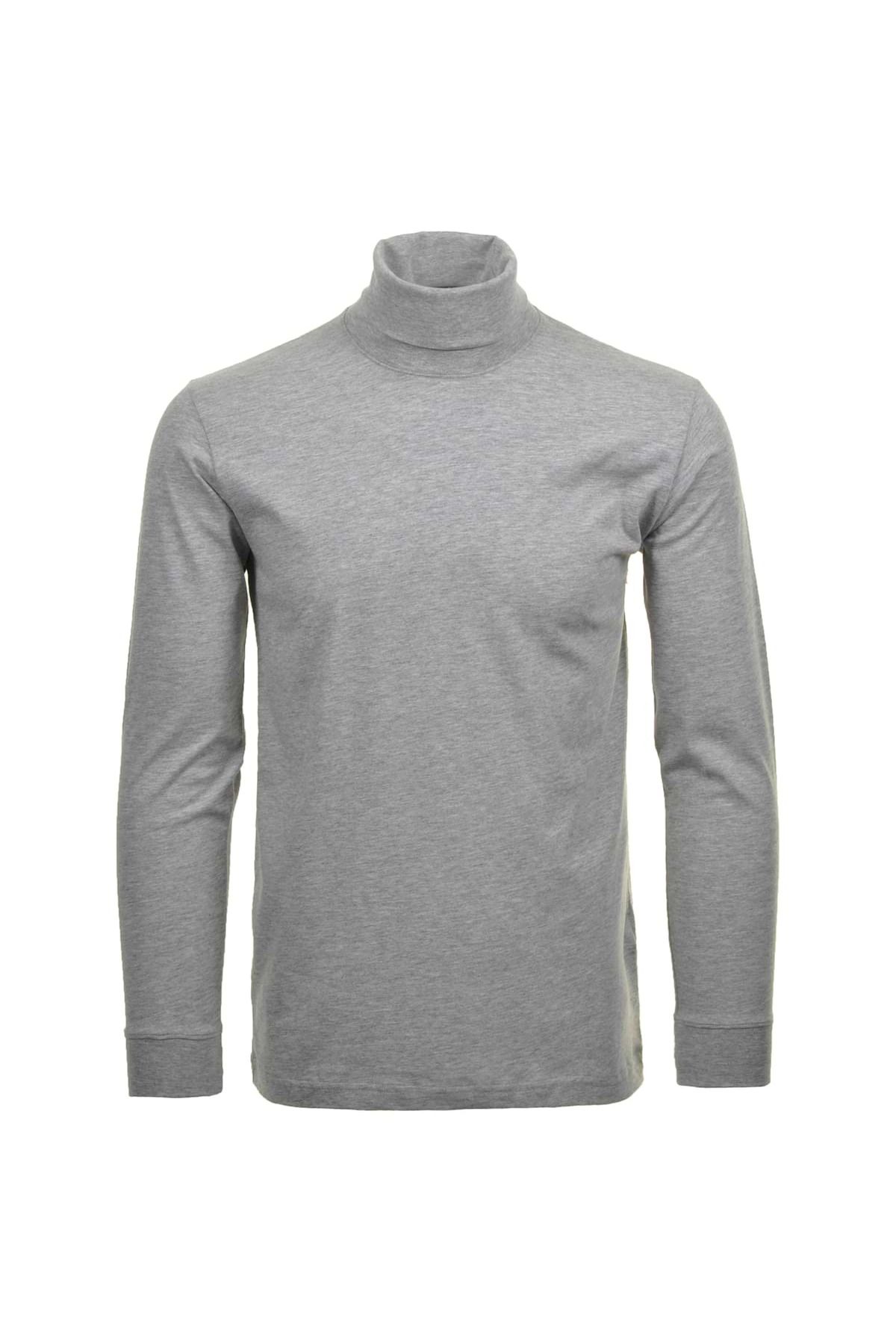 Ragman-Herren Rollkragenpullover - Langarm Basic Rollkragen Regular Fit, Single Jersey, einfarbig 1
