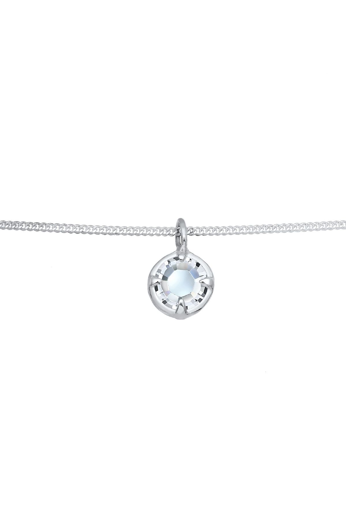 ELLI-Halskette Halsband Basic Stein Kristall 925 Silber 2