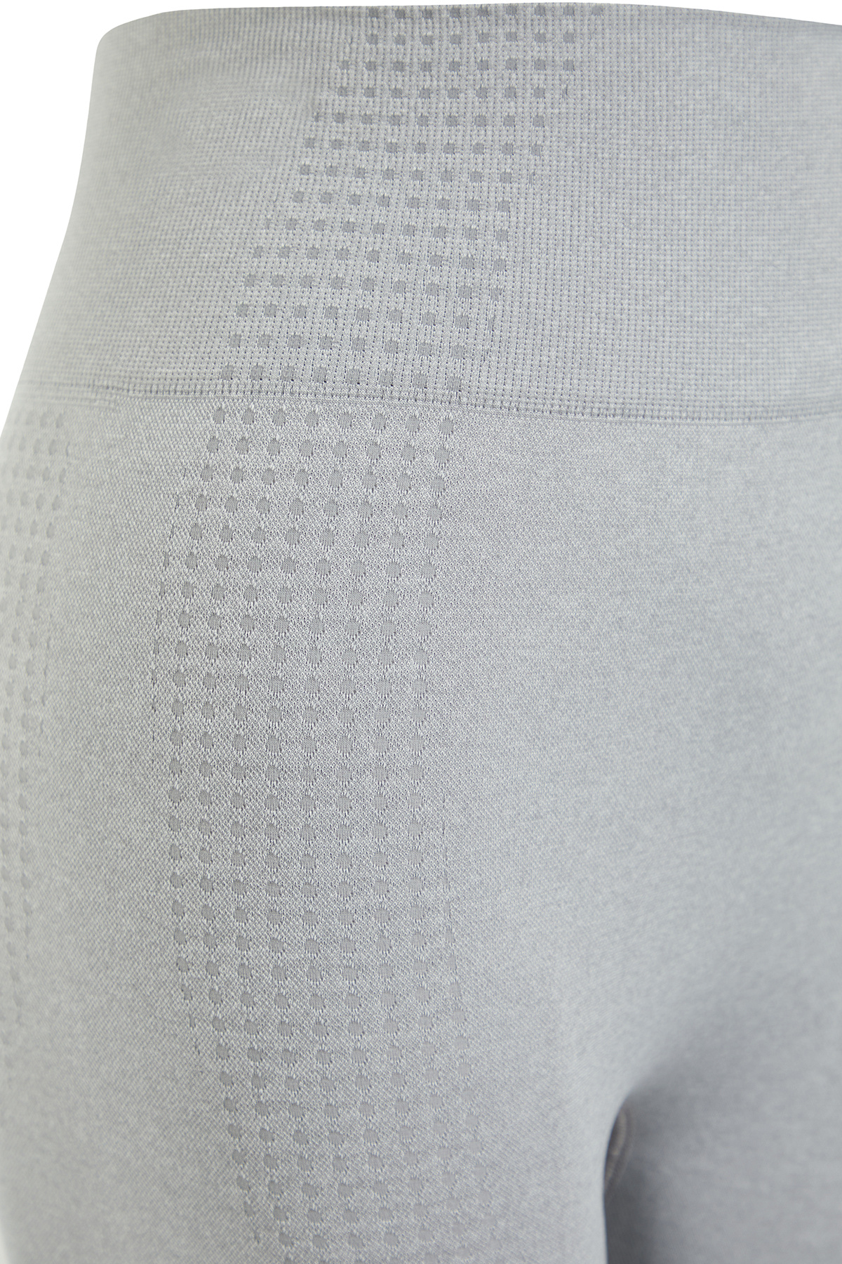 Trendyol Collection-Šedé bezešvé/bezešvé pletené sportovní legíny TWOSS21TY0024 9
