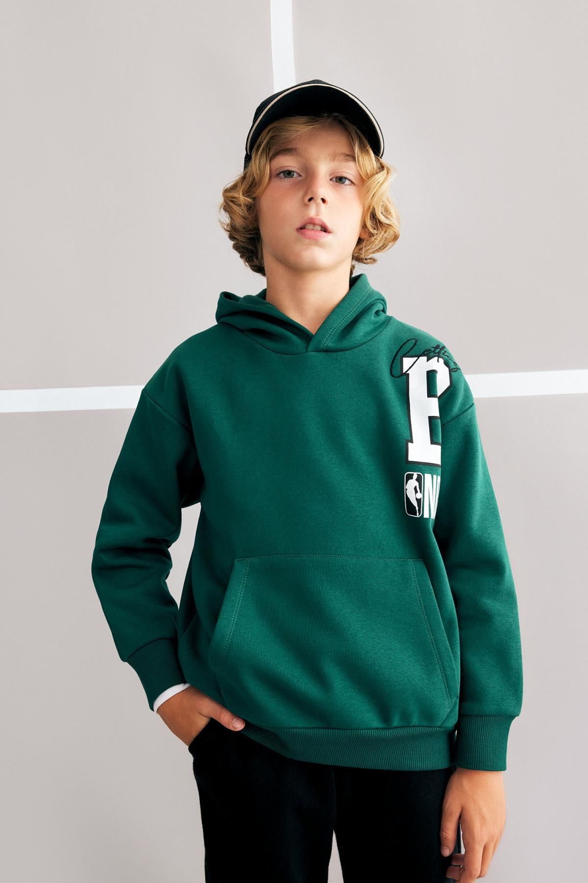 Boys celtics shop sweatshirt