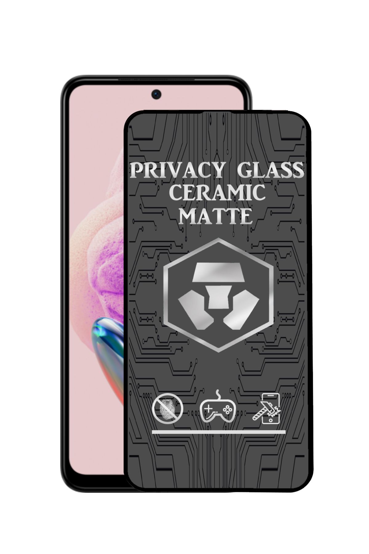 CaseArt Xiaomi Redmi Note 12S Full Covering Matte Ceramic Nano