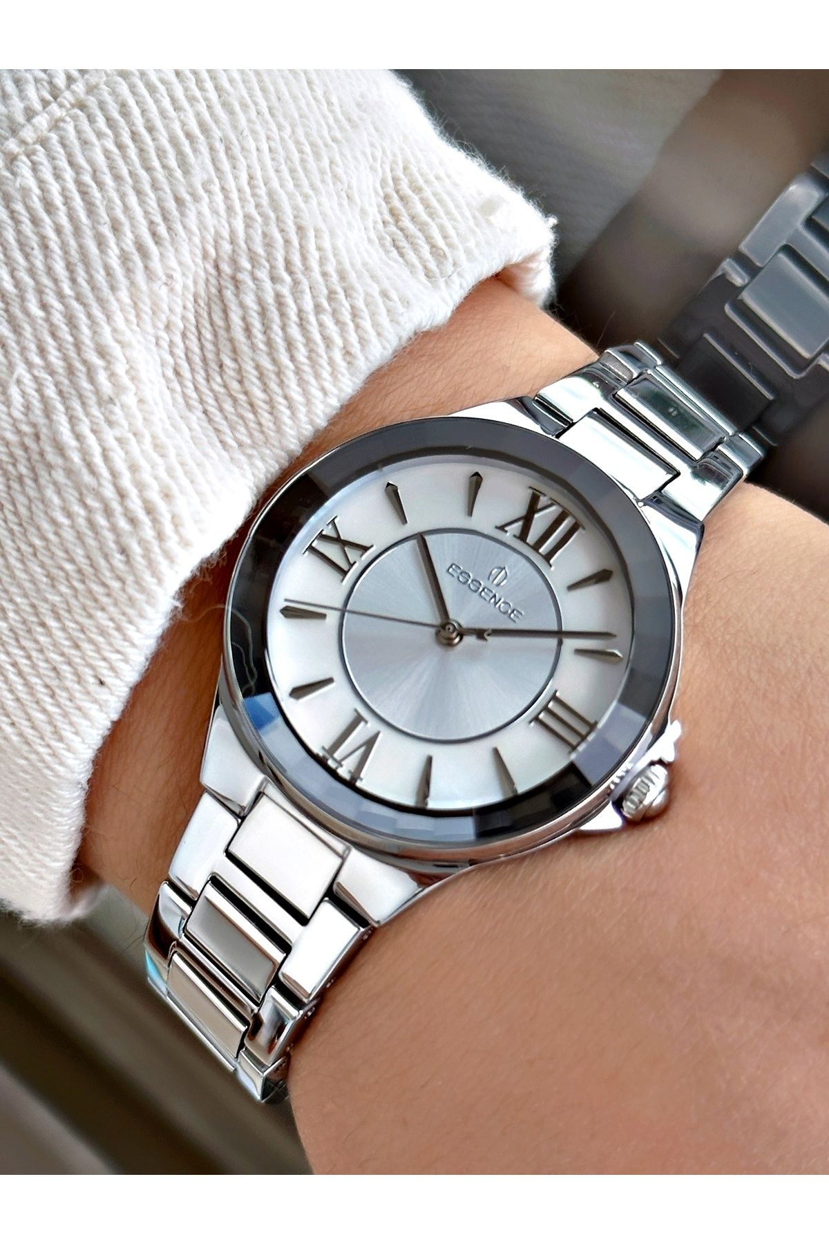 Essence Watch Silver colored Plain Trendyol