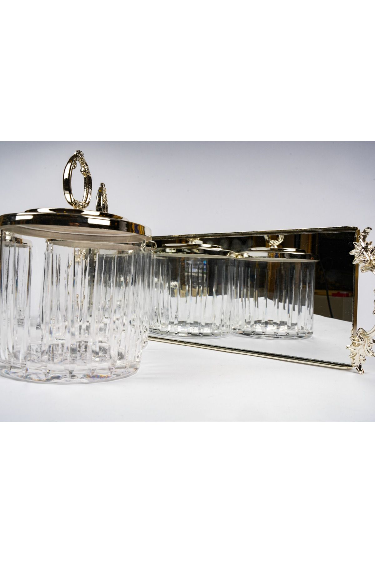 Pars-Spice Set with 3-Piece Stylish Design that You Can Use in Many Catecories with Silver Tray 5