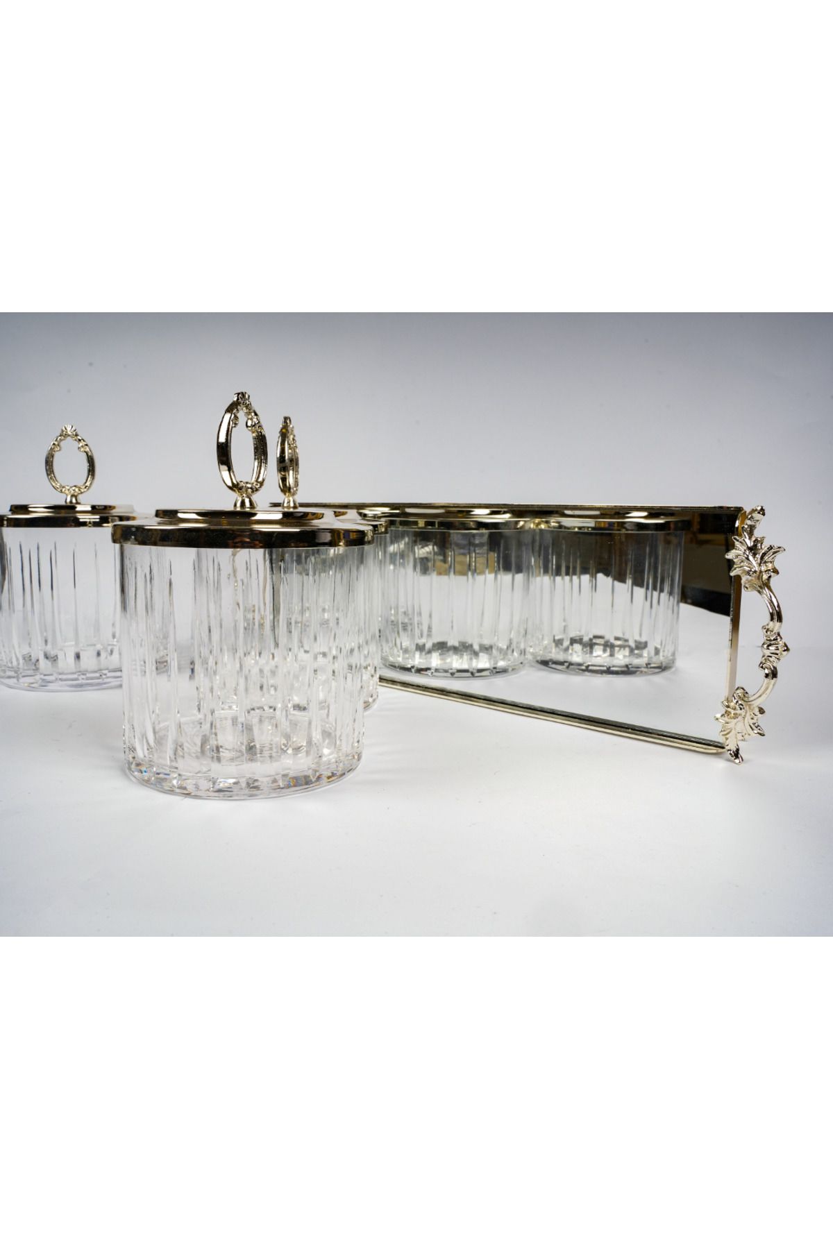 Pars-Spice Set with 3-Piece Stylish Design that You Can Use in Many Catecories with Silver Tray 4