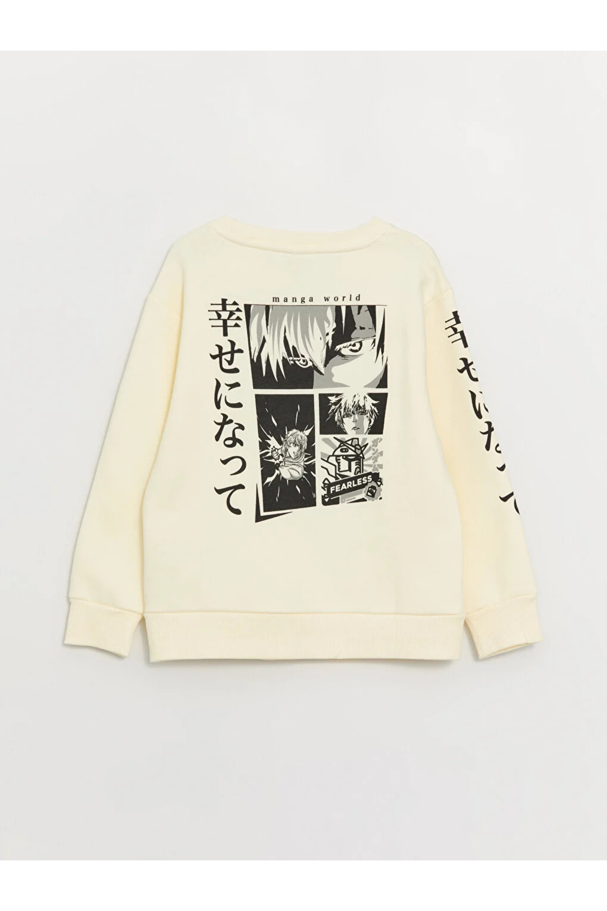 سویشرت پسرانه بژ LC Waikiki | W3GR31Z4 اورجینال - تصویر 3