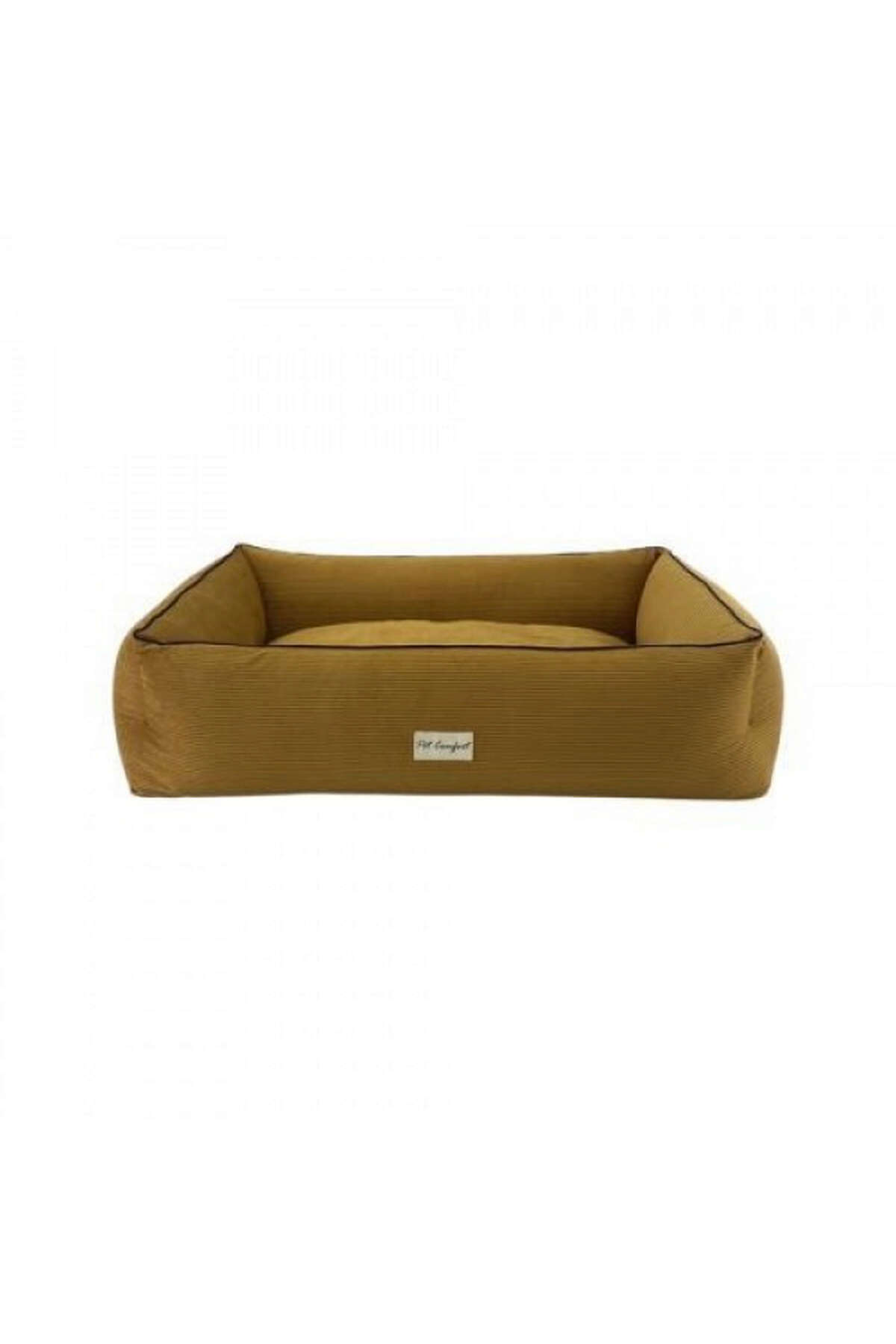 Pet Comfort تخت سگ گلف خردل با لوله آبی مجلسی L 105x80cm 151077