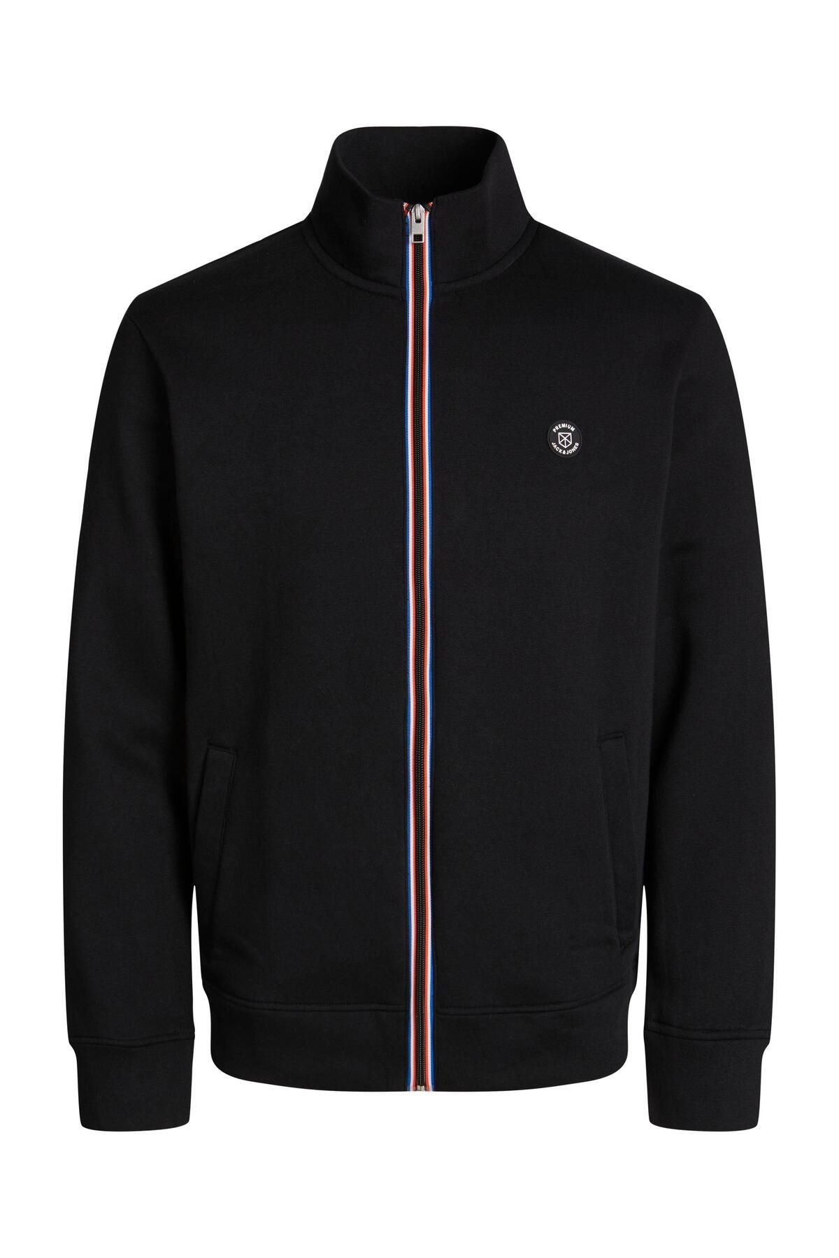 Jack Jones JPRBLURUBBER SWEAT ZIP CARDIGAN PRAU23 Premium Series