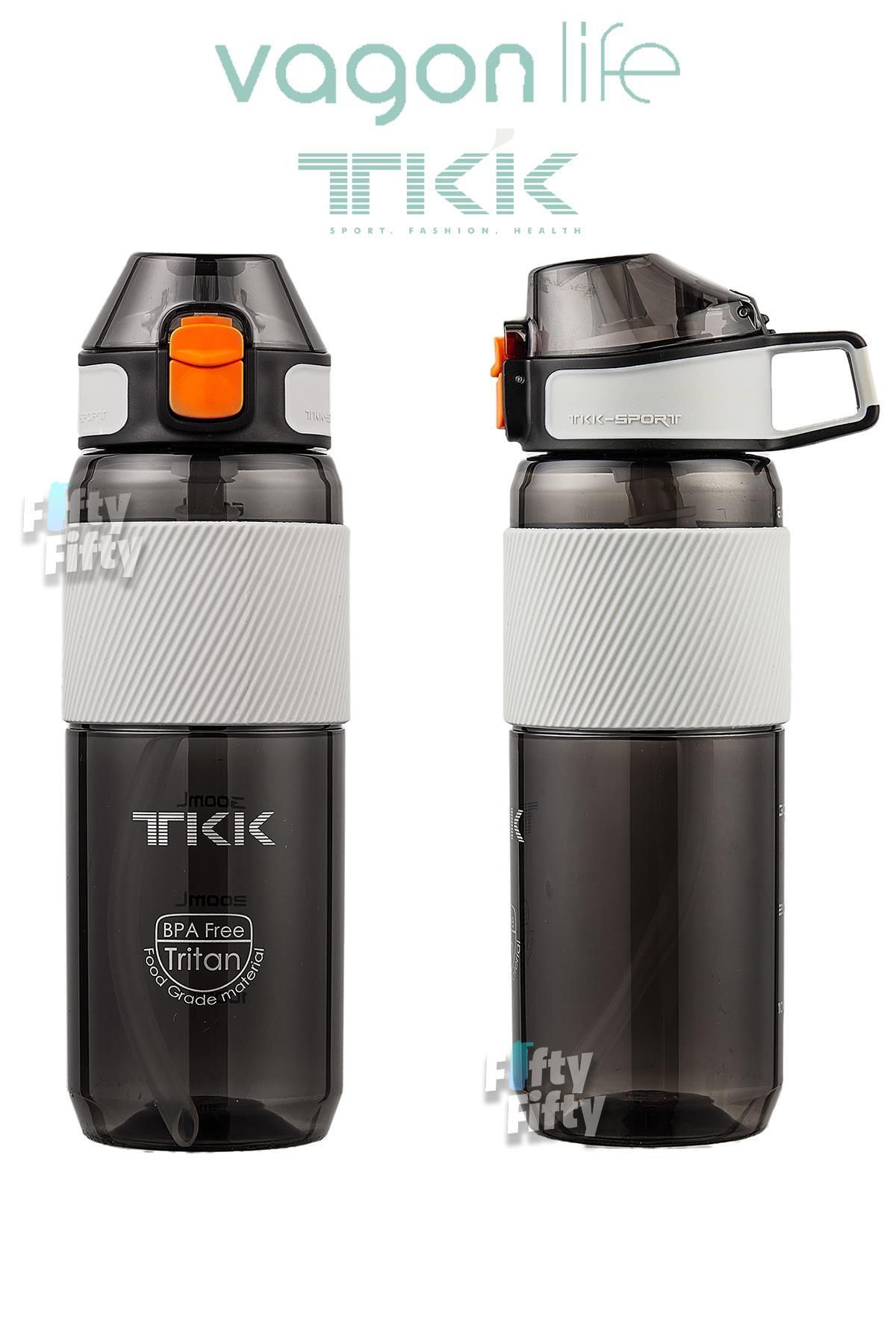 Vagonlife-TKK 700 ML Thick Non-Bite Straw Bpa-Free Tritan Water Flask with Carrying Handle FFTKK1003-700ML 4