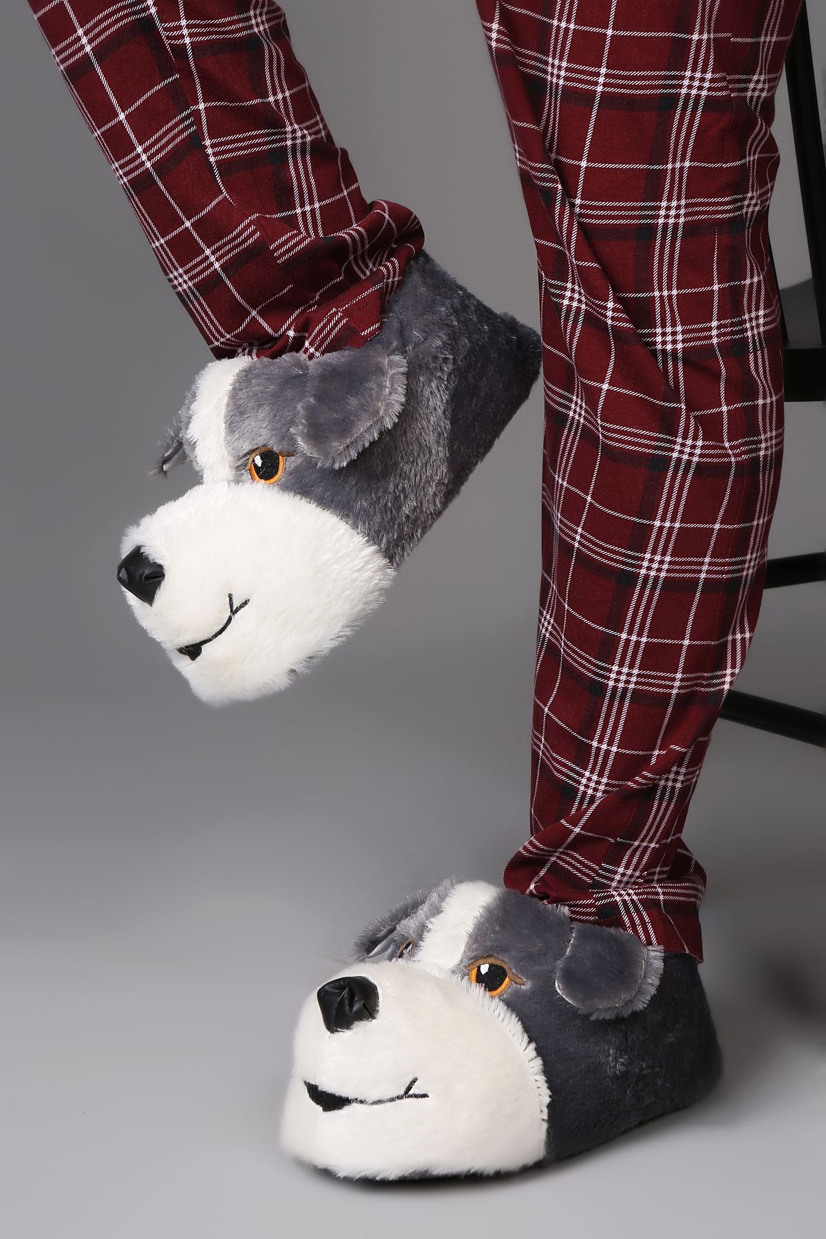 Dog shaped sale slippers